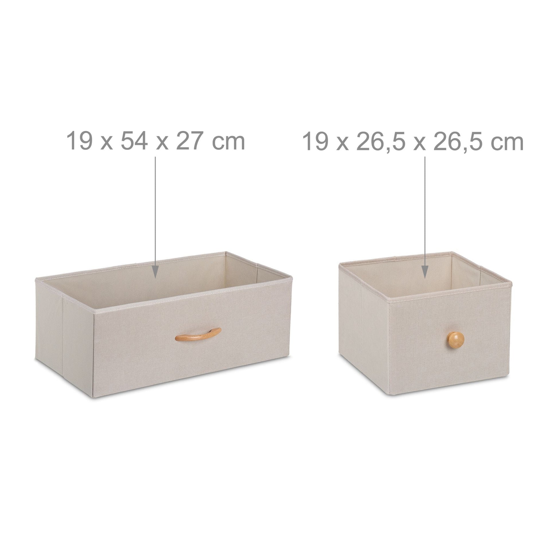 Kommode 5 Schubladen Bambus Beige-Hellbraun von Relaxdays