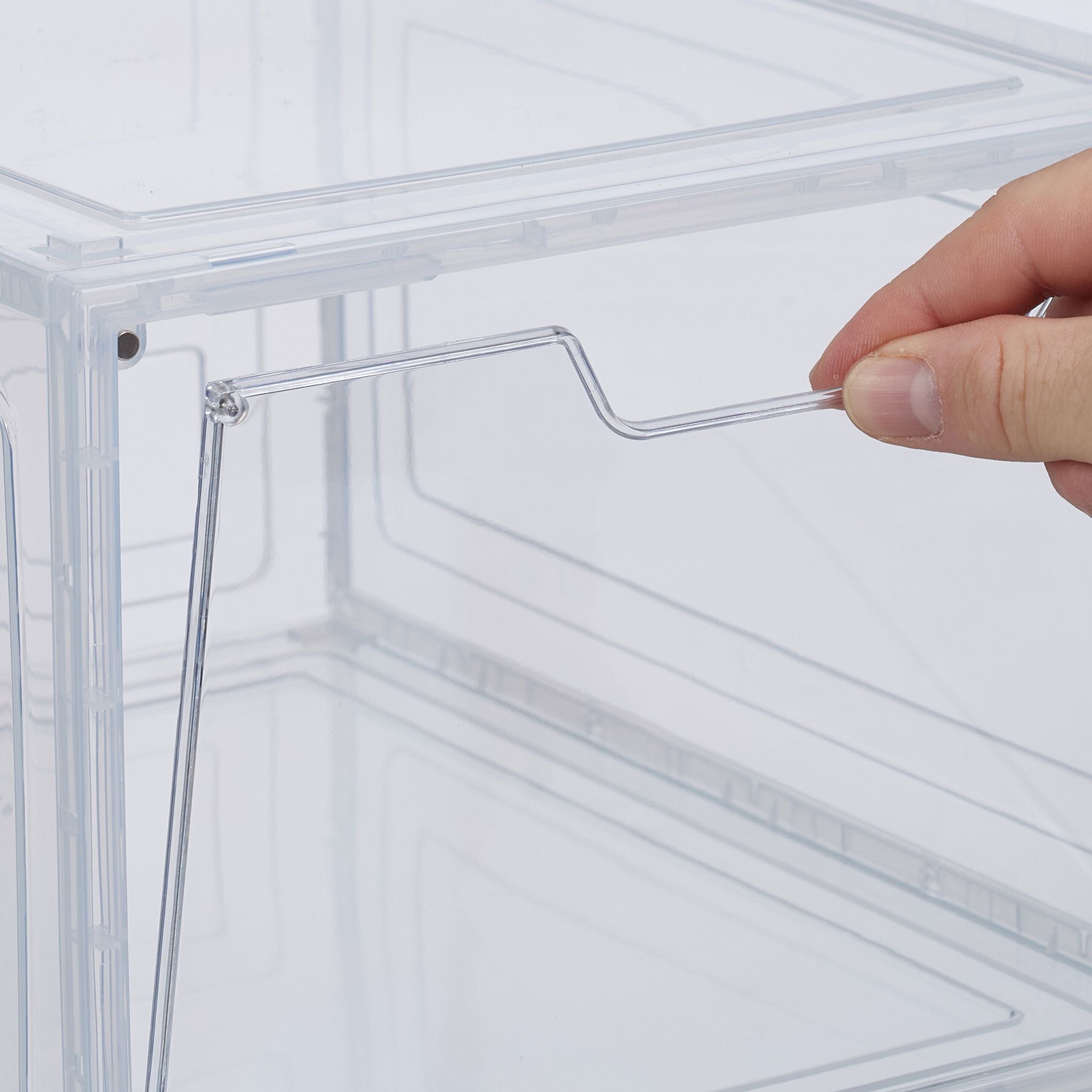Schuhboxen 6er-Set Transparent von Relaxdays