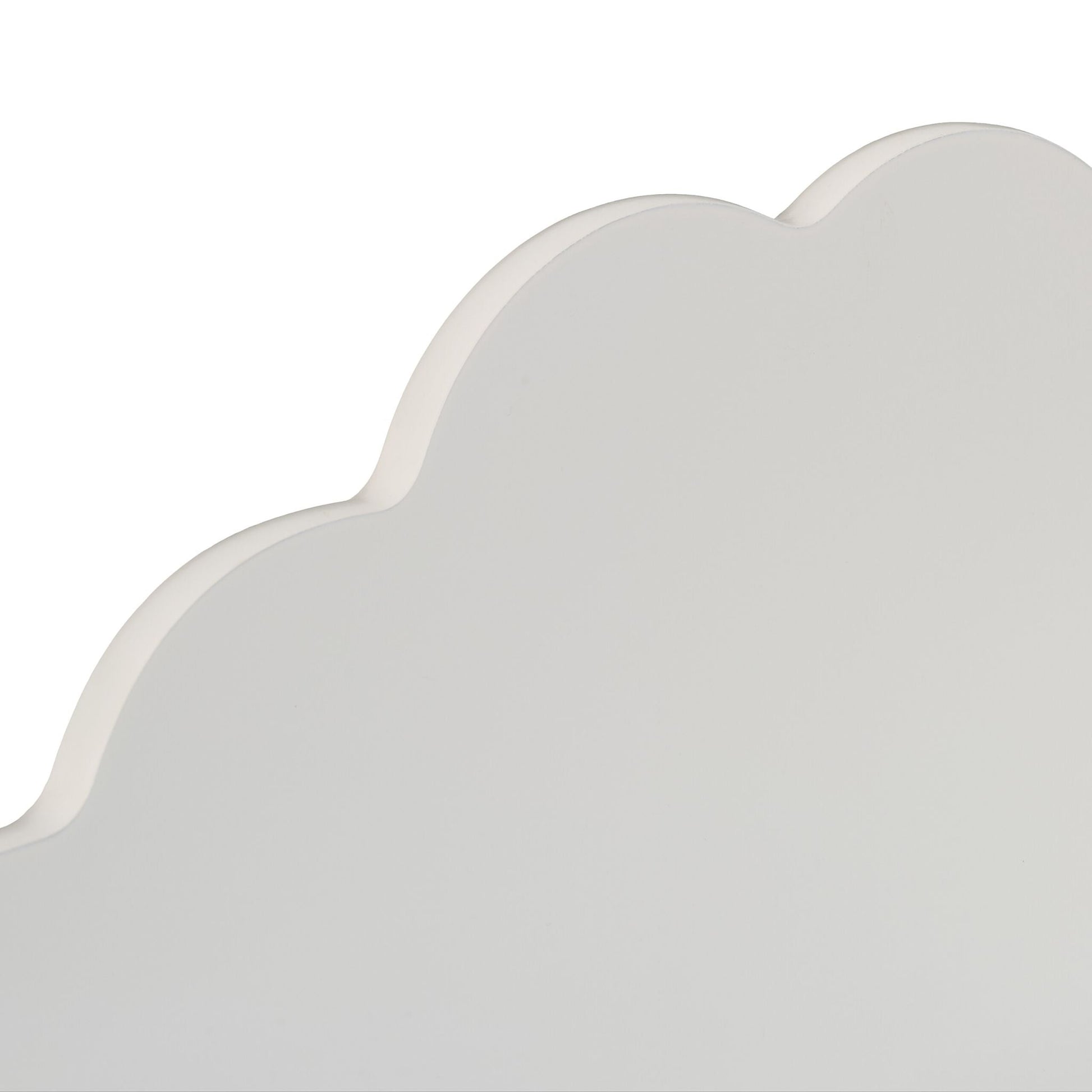 Kindertruhe Wolken-Design Weiss-Hellbraun von Relaxdays