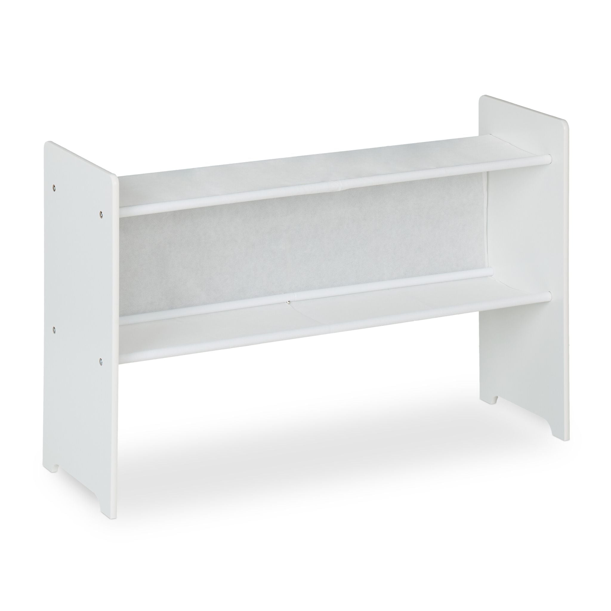 Kinderregal mit 9 Stoffboxen Weiss von Relaxdays