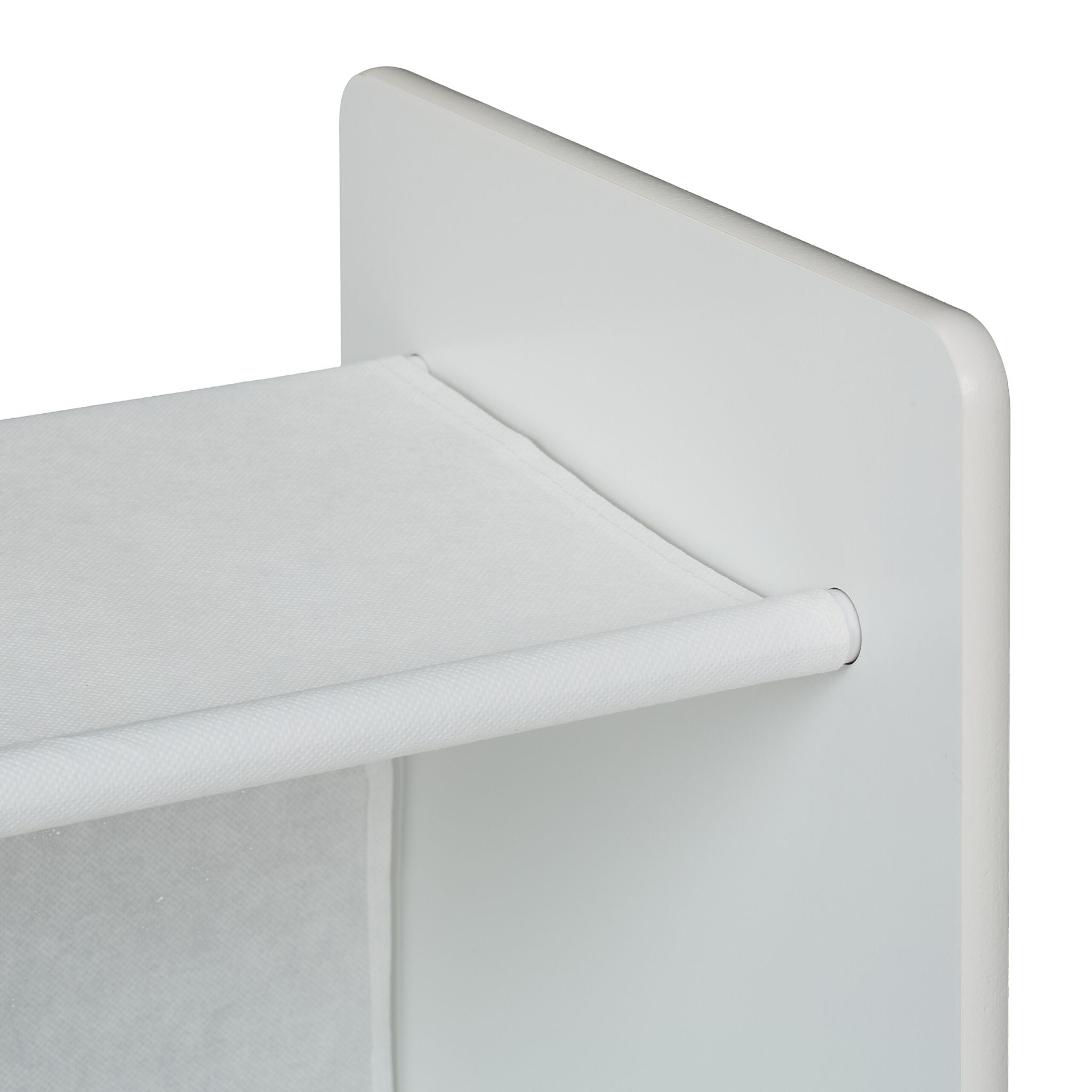 Kinderregal mit 9 Stoffboxen Weiss von Relaxdays
