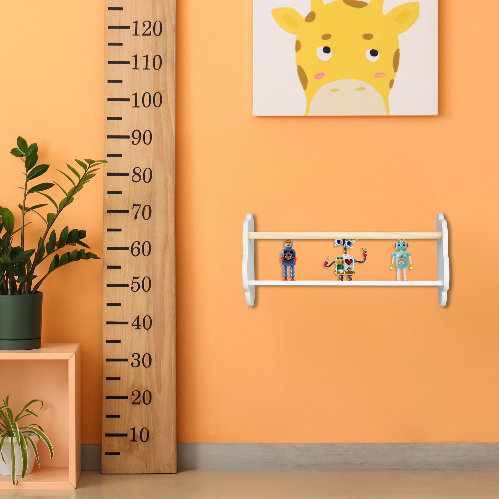 Bücherregal Kinder Wolke 3er-Set Weiss-Hellbraun von guteszeug.ch