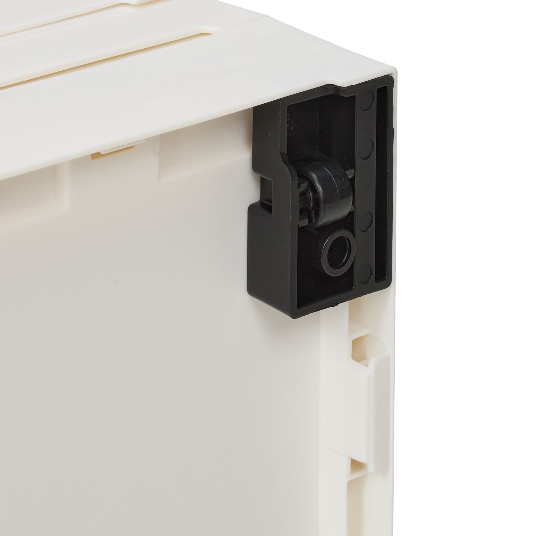 Faltbarer Schuhschrank Weiss-Hellbraun von Relaxdays