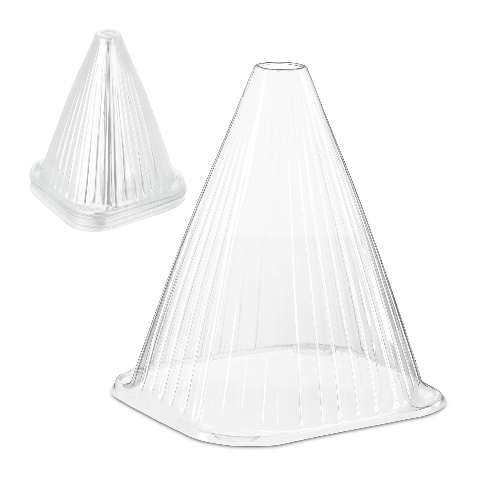 Pflanzenhut 10er-Set Transparent von Relaxdays