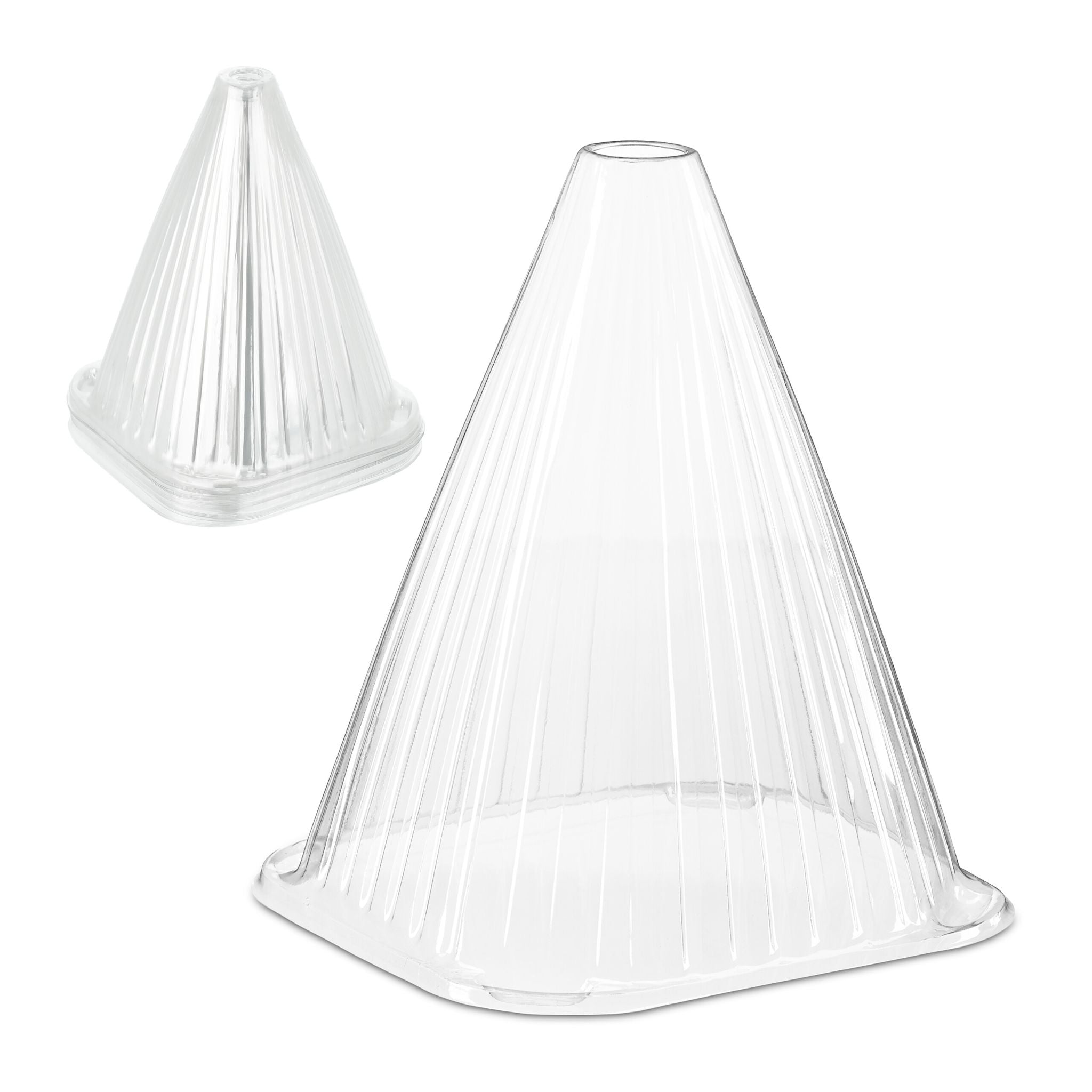 Pflanzenhut 10er-Set Transparent von Relaxdays