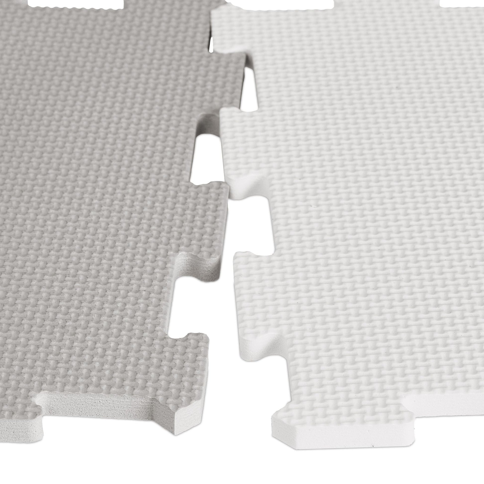 Puzzlematte Elefanten Weiss-Grau von Relaxdays