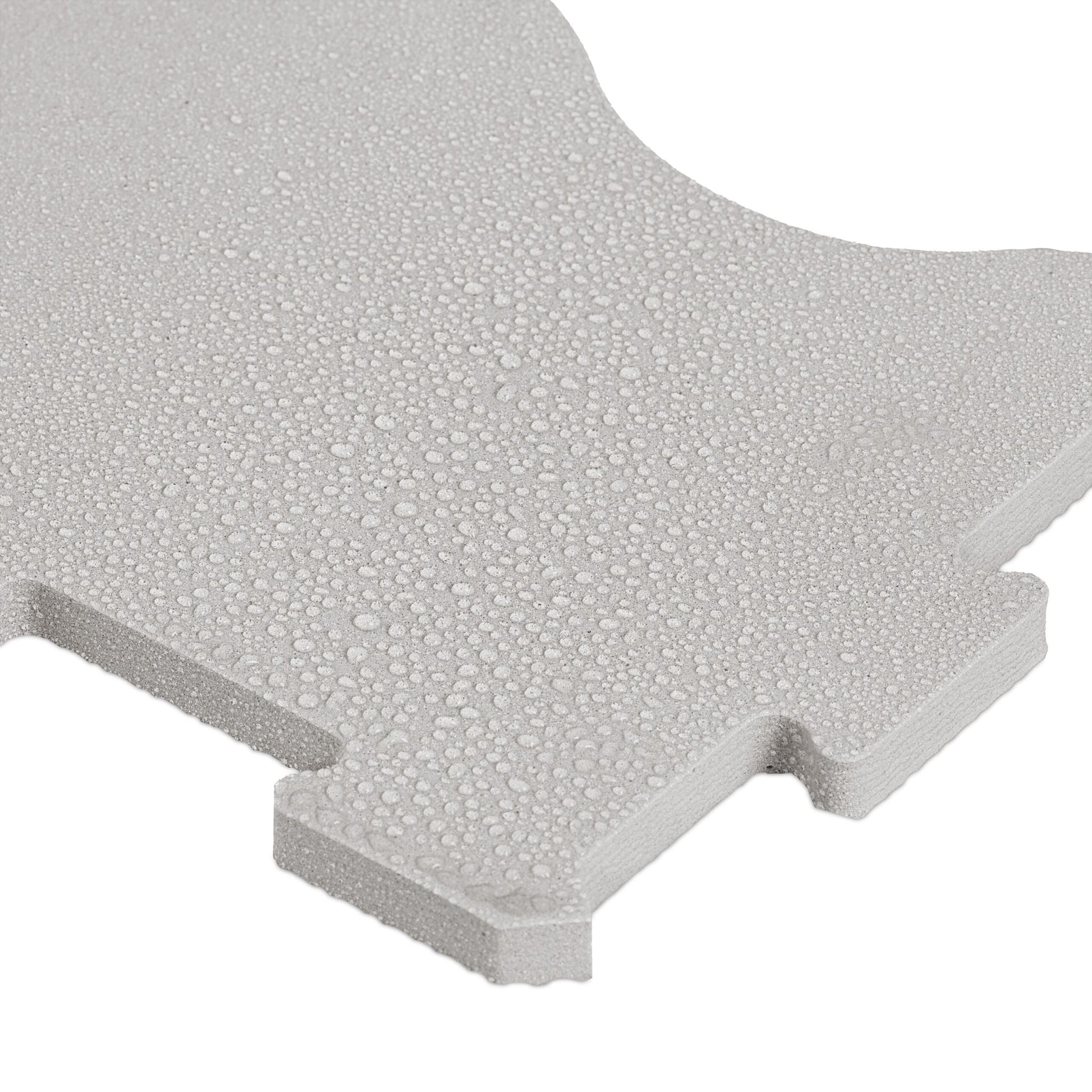 Puzzlematte Elefanten Weiss-Grau von Relaxdays