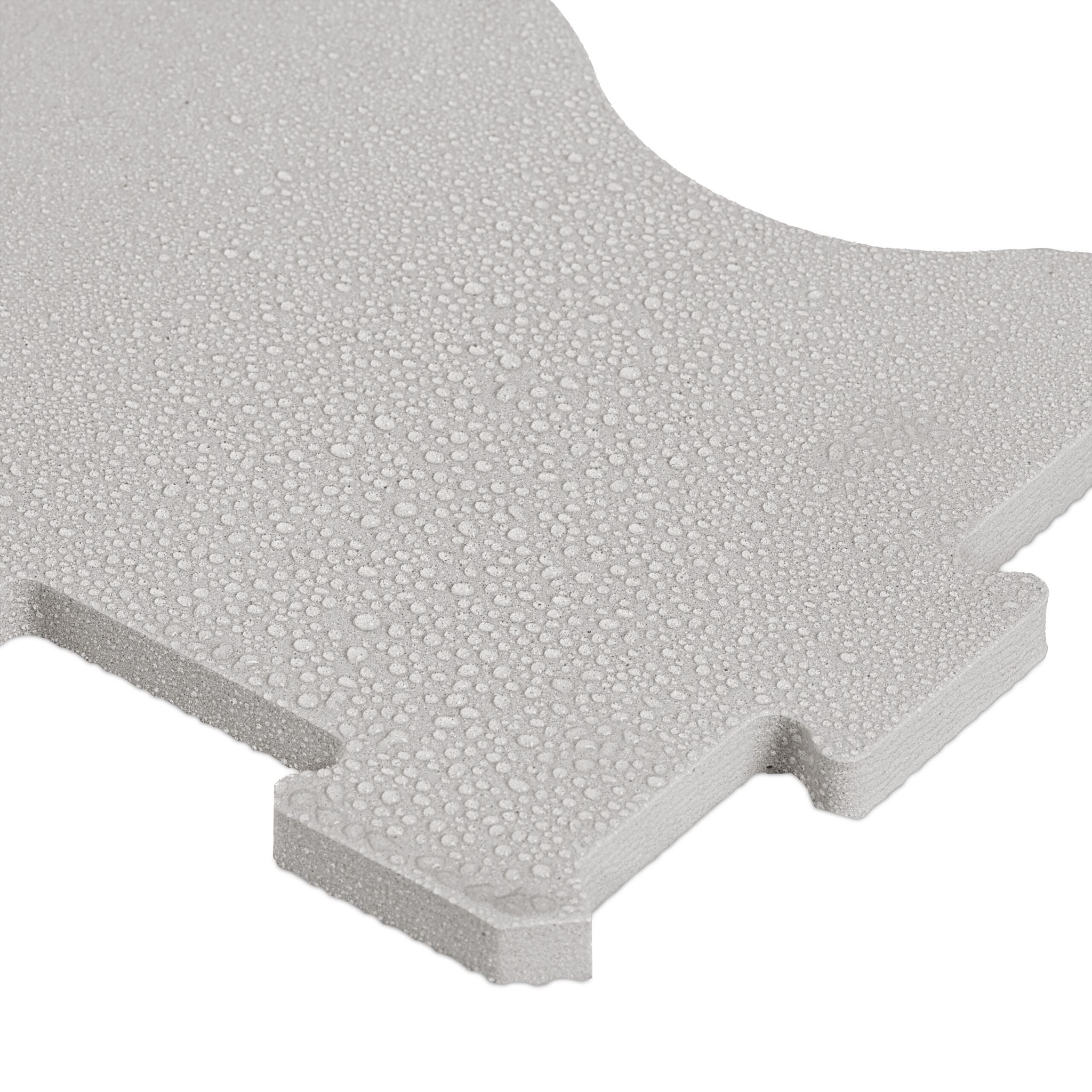 Puzzlematte Elefanten Weiss-Grau von Relaxdays
