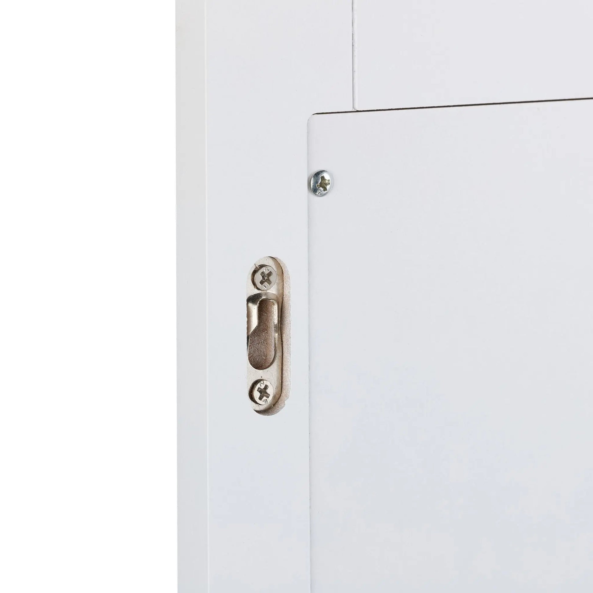 Badezimmerspiegel mit Ablage MDF Weiss von Relaxdays