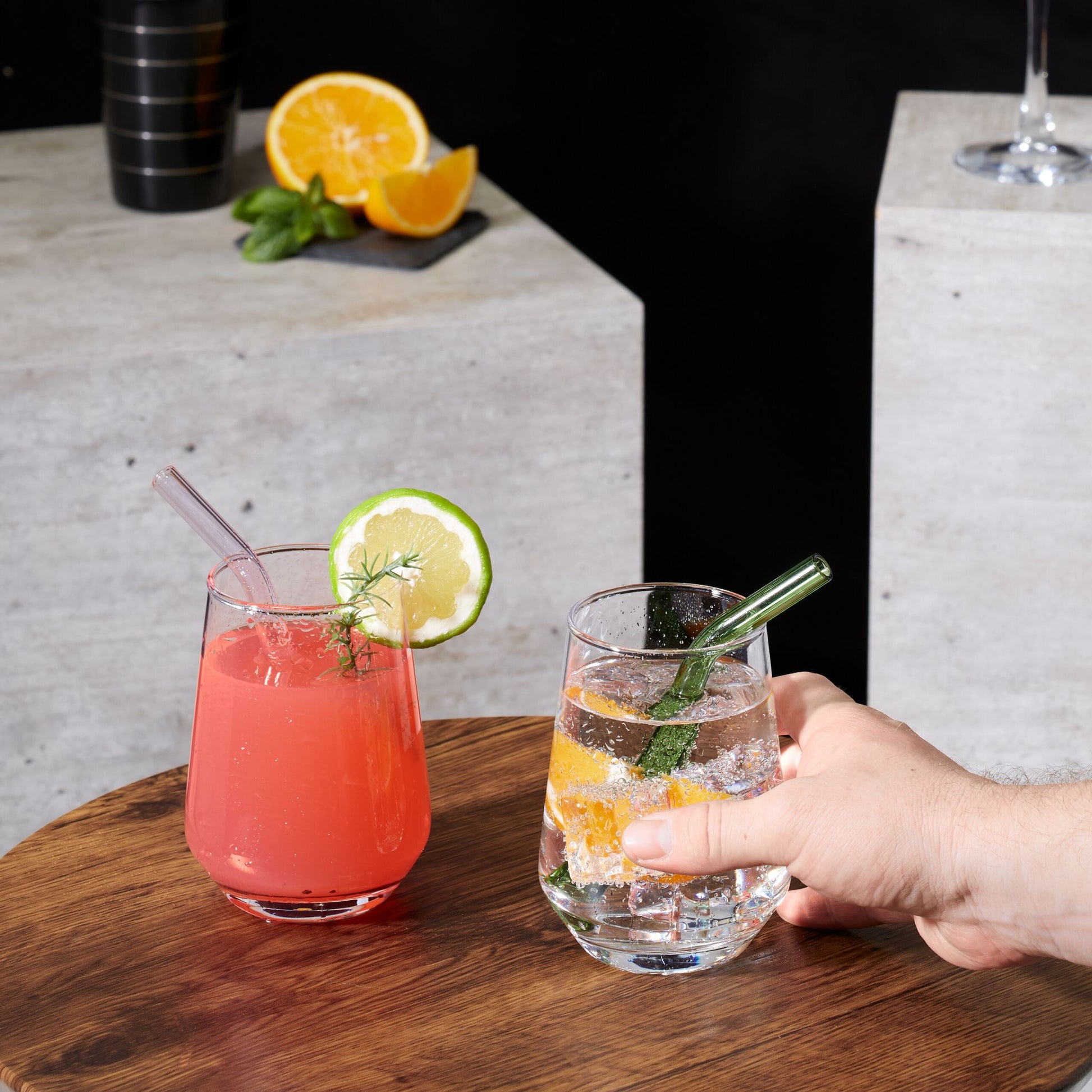 Trinkgläser 6er-Set Transparent von Relaxdays