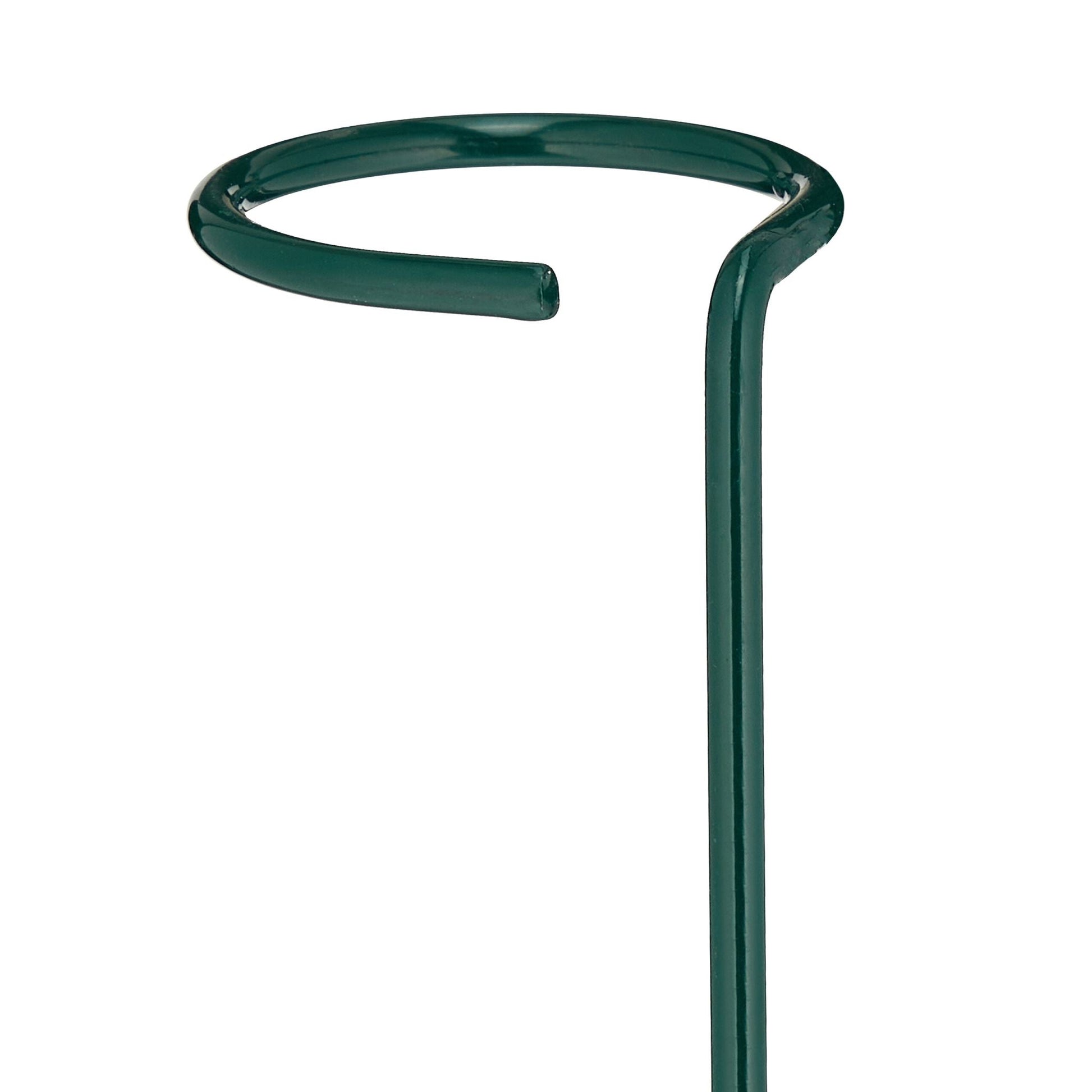Pflanzstäbe Metall 8er-Set Dunkelgrün von Relaxdays