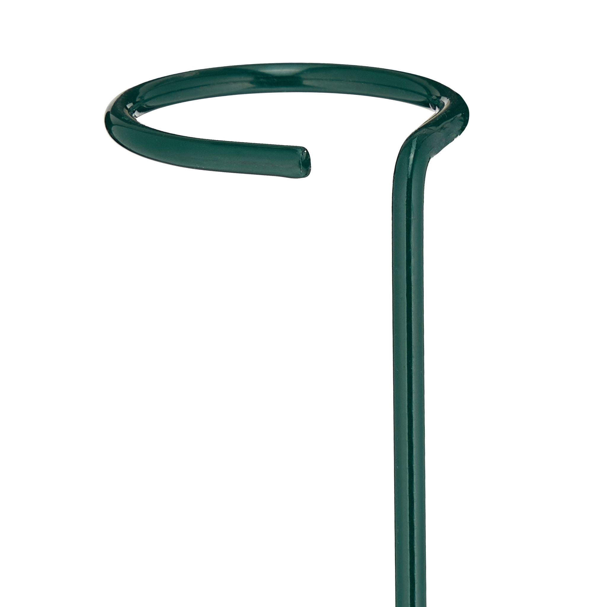 Pflanzstäbe Metall 8er-Set Dunkelgrün von Relaxdays