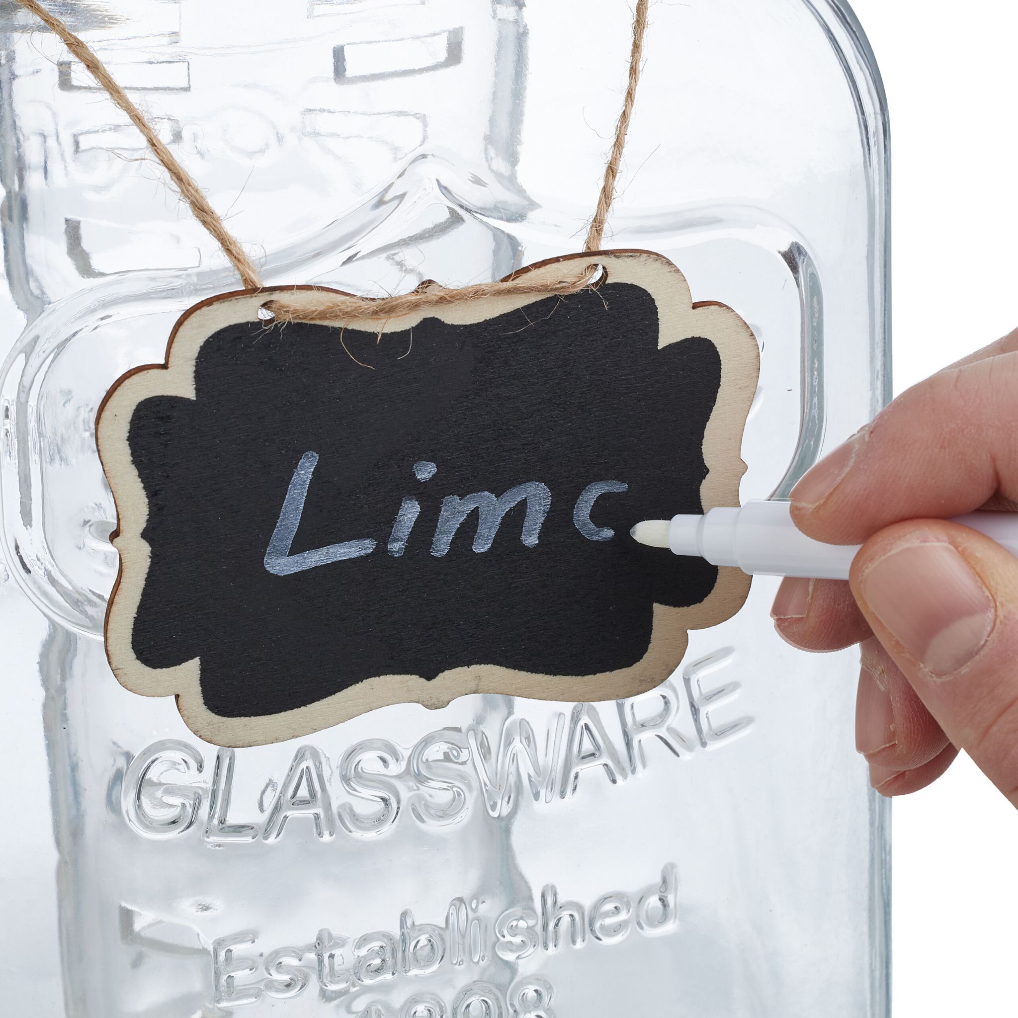 Getränkespender 4L mit Ständer 2er-Set Schwarz-Silber-Transparent von Relaxdays