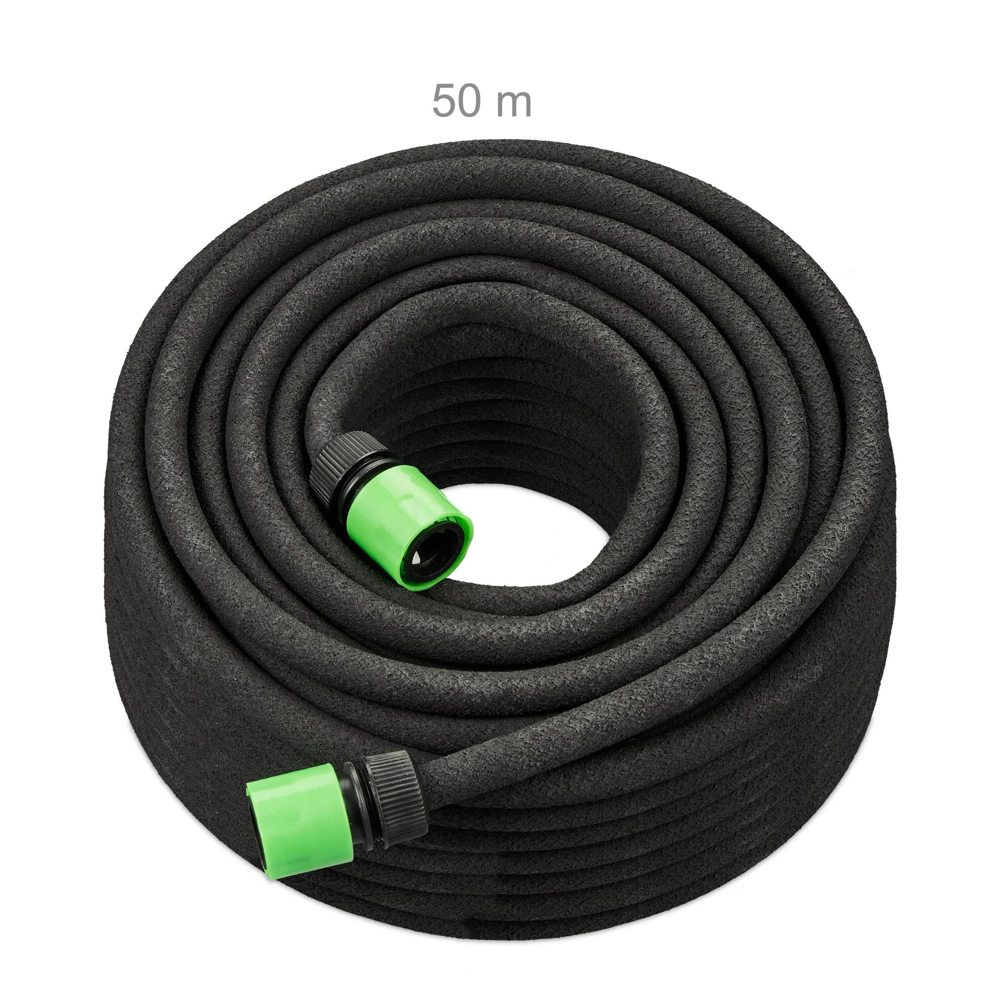 Tropfschlauch 50 m Grün-Schwarz von Relaxdays