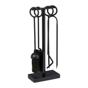 Kaminbesteck 5tlg. Schwarz von Relaxdays