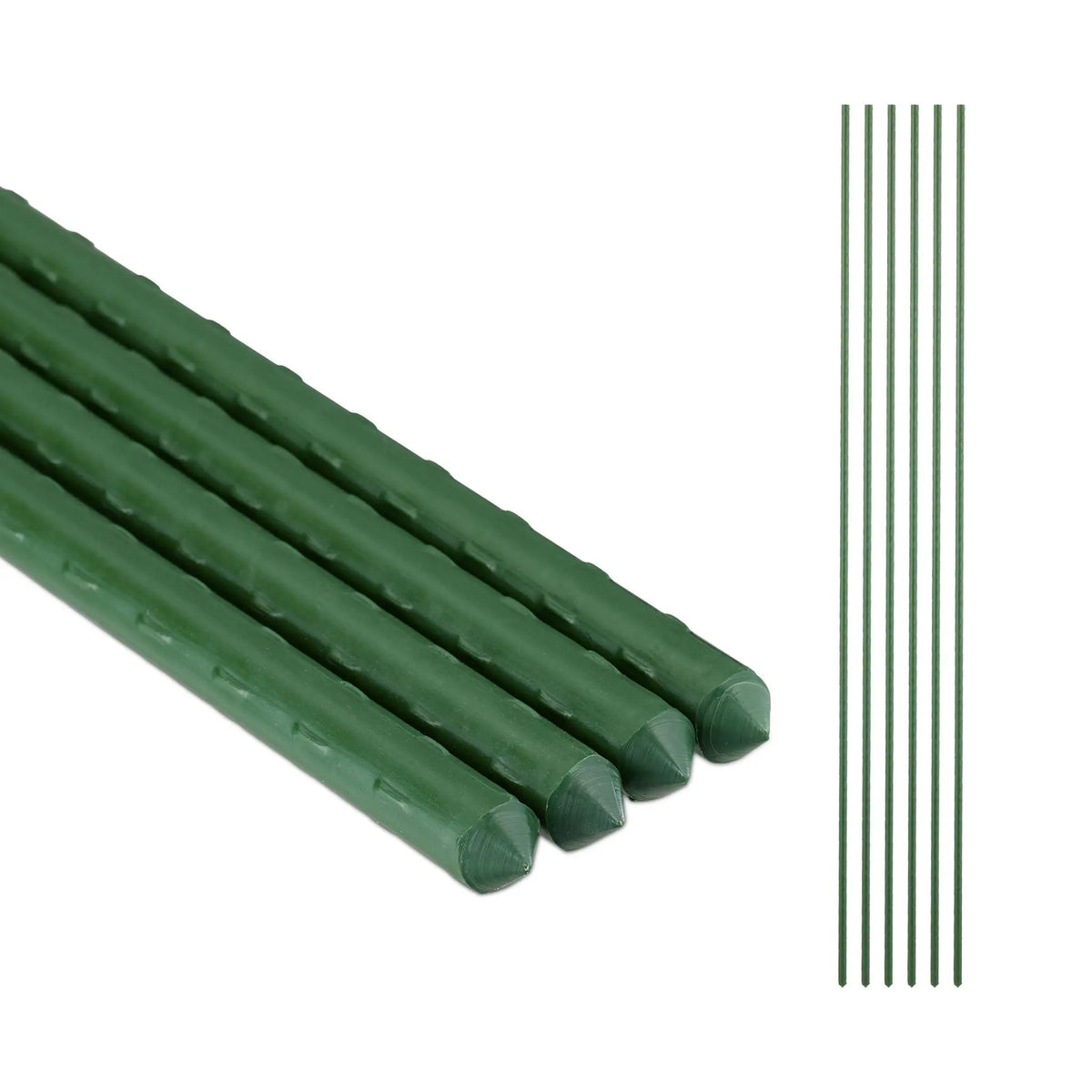 Pflanzstäbe 100cm 10er-Set Dunkelgrün von Relaxdays