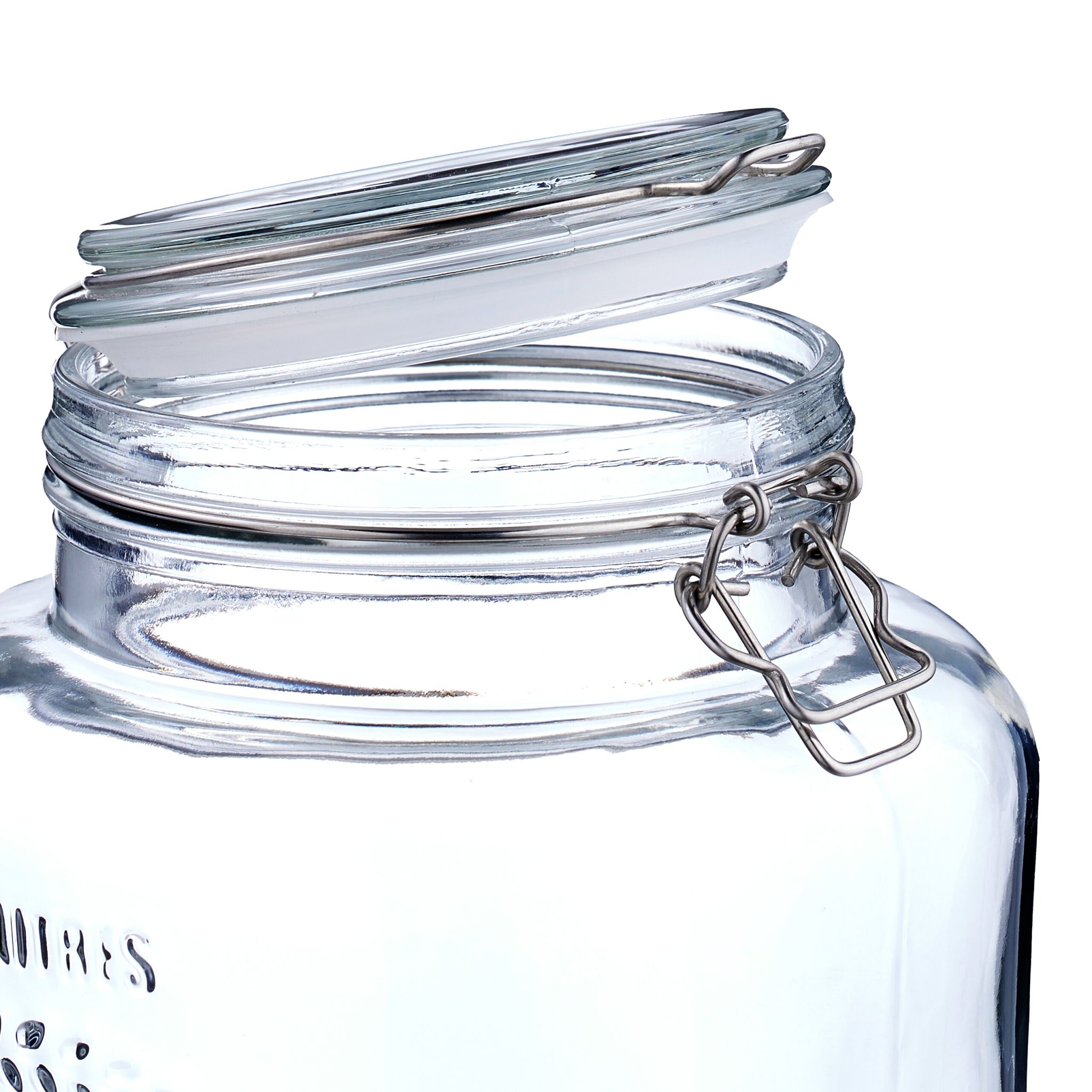 Getränkespender mit Ständer 5L Silber-Transparent von Relaxdays