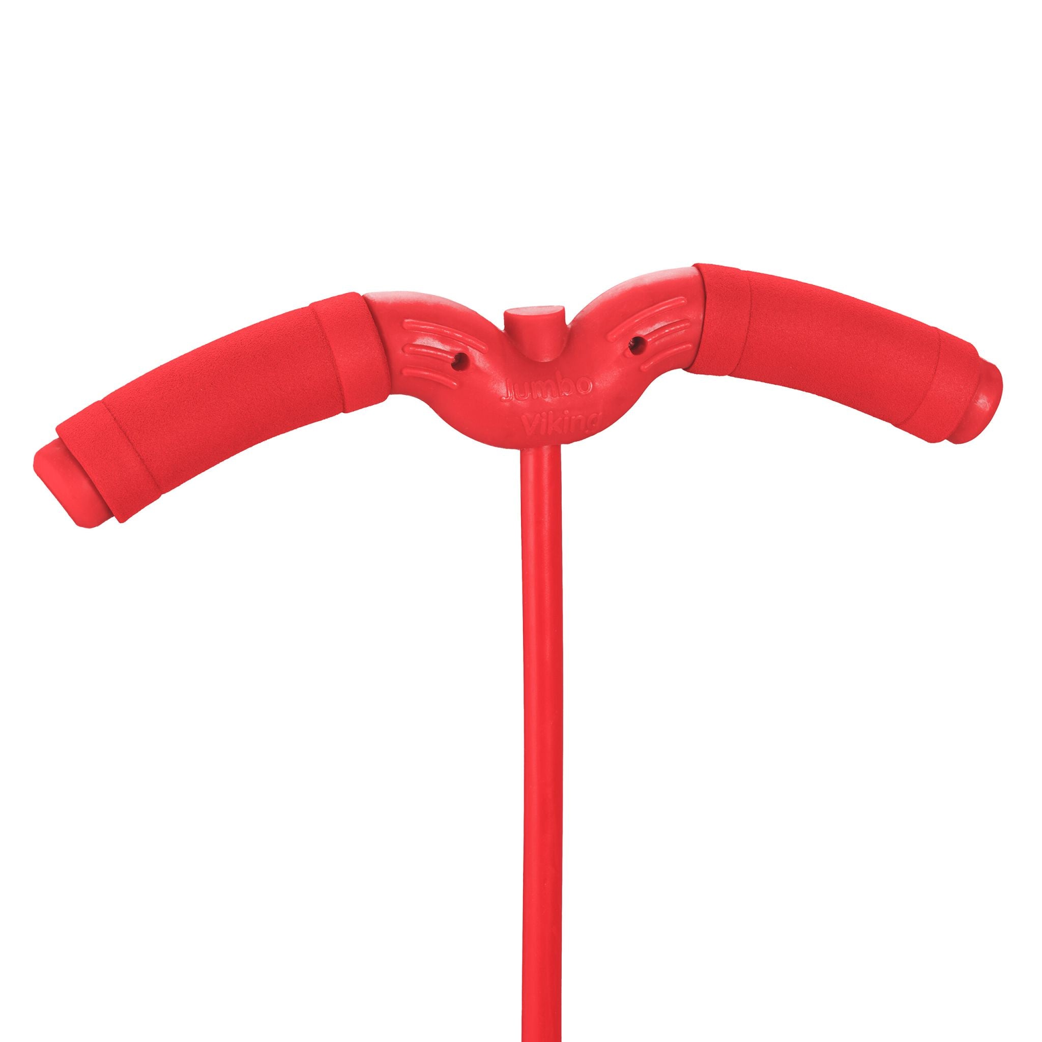 Pogo Ball mit Griffen für Kinder Rot-Schwarz von Relaxdays