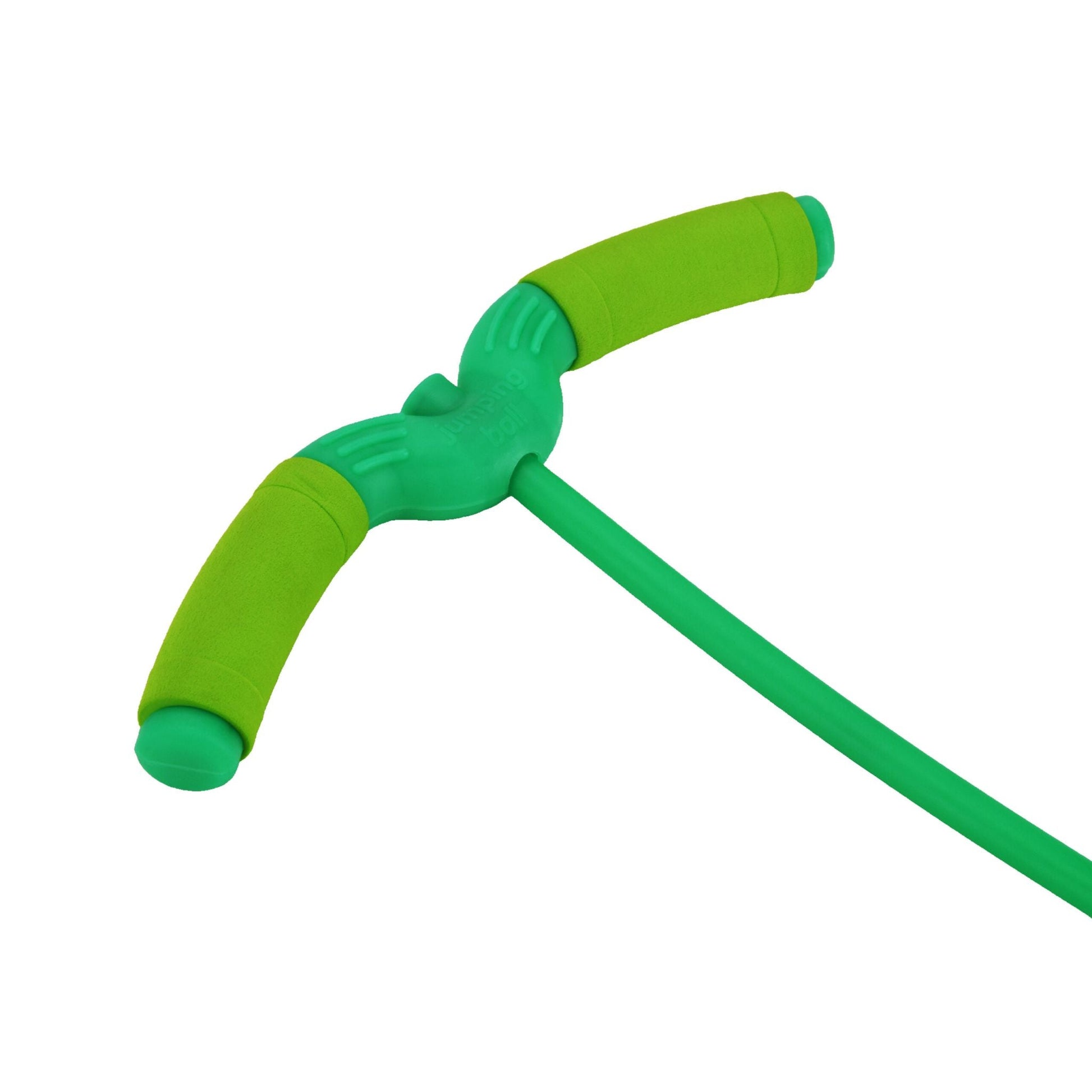 Pogo Ball mit Griffen für Kinder Grün-Schwarz von Relaxdays
