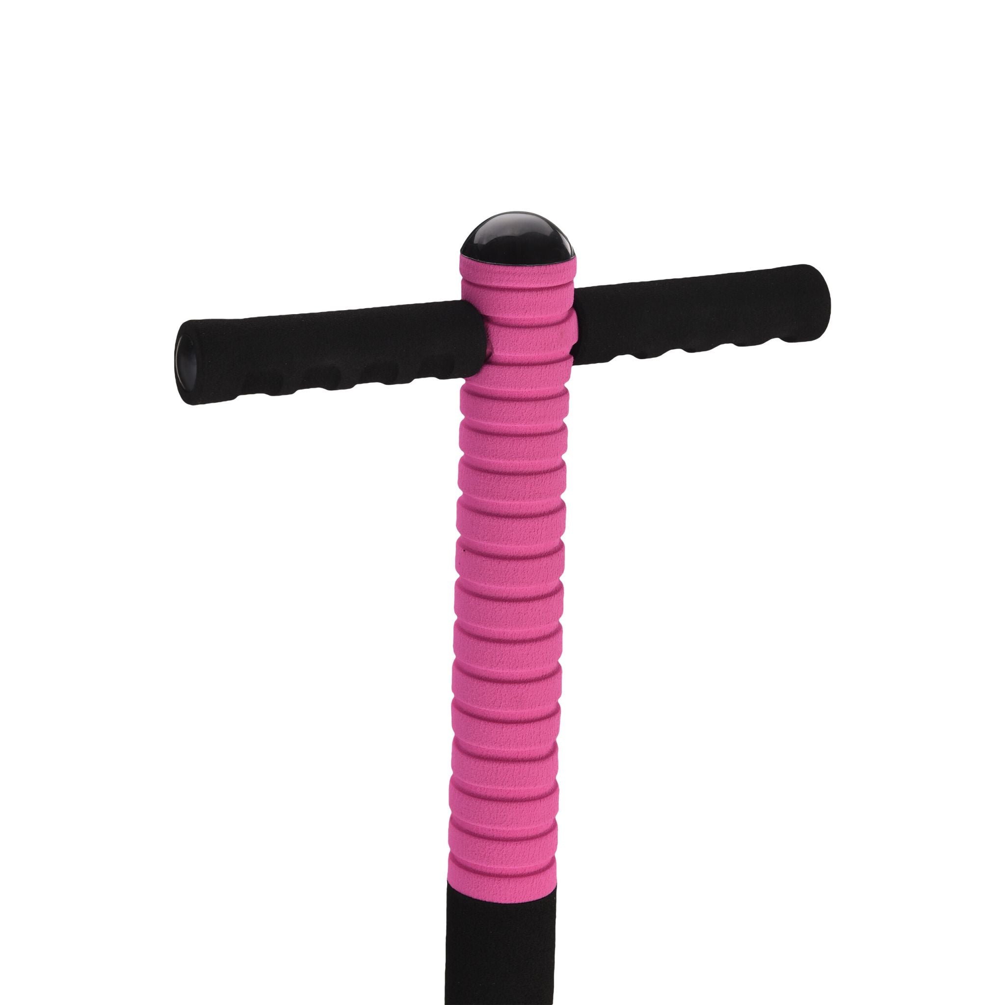 Pogo Stick für Kinder bis 35 kg Pink-Schwarz-Silber von Relaxdays