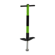 Pogo Stick für Kinder bis 35 kg Grün-Schwarz-Silber von Relaxdays