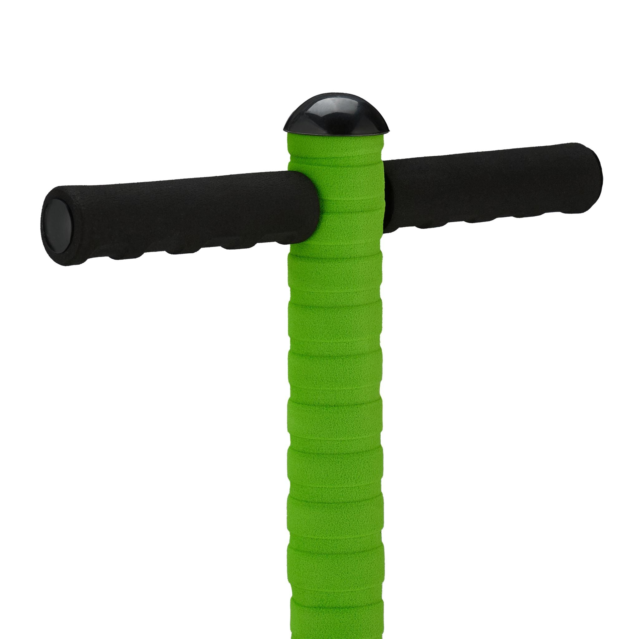 Pogo Stick für Kinder bis 35 kg Grün-Schwarz-Silber von Relaxdays