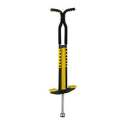 Pogo Stick für Kinder bis 60 kg Gelb-Schwarz-Silber von Relaxdays