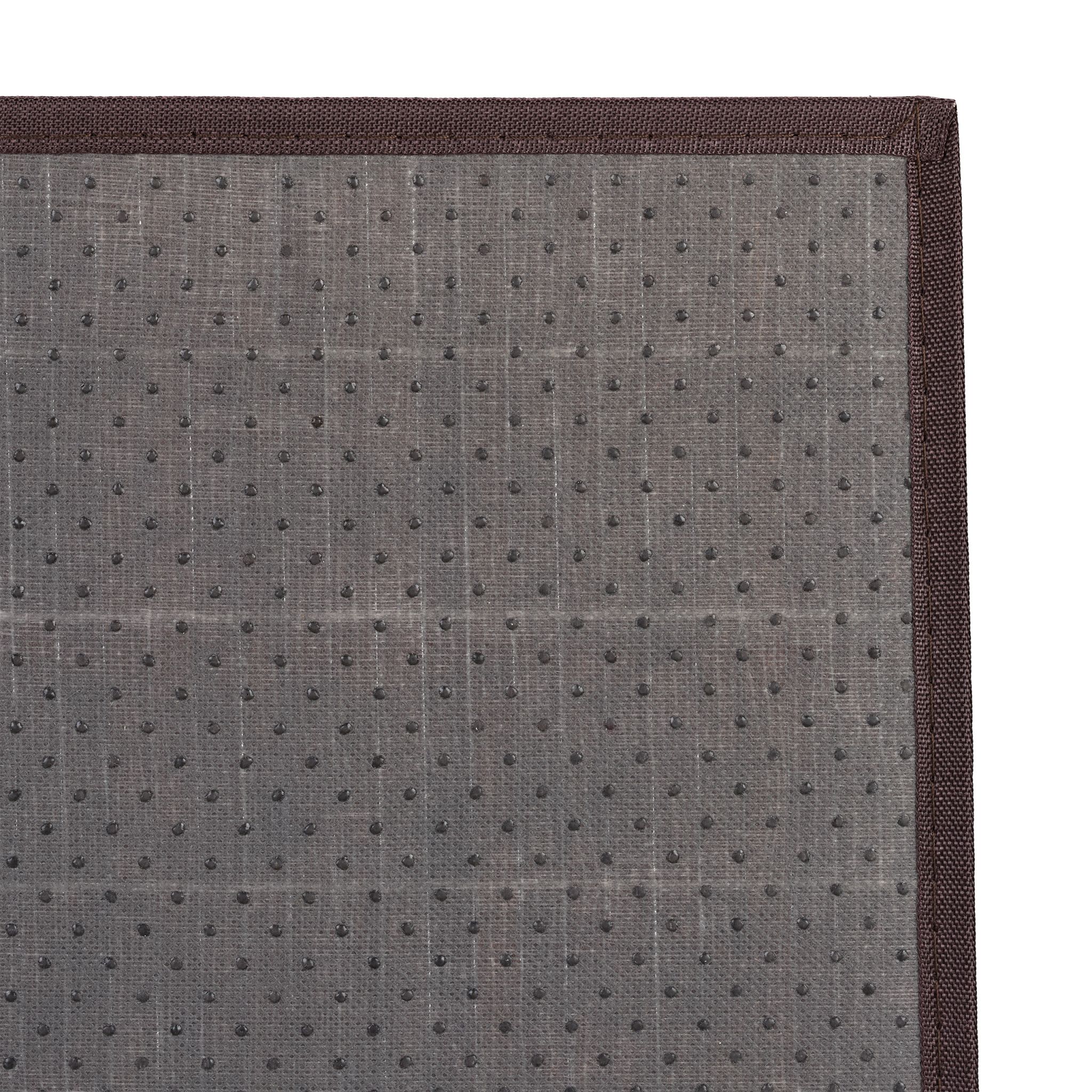 Tischset 4er-Set Bambus Braun-Schwarz von Relaxdays