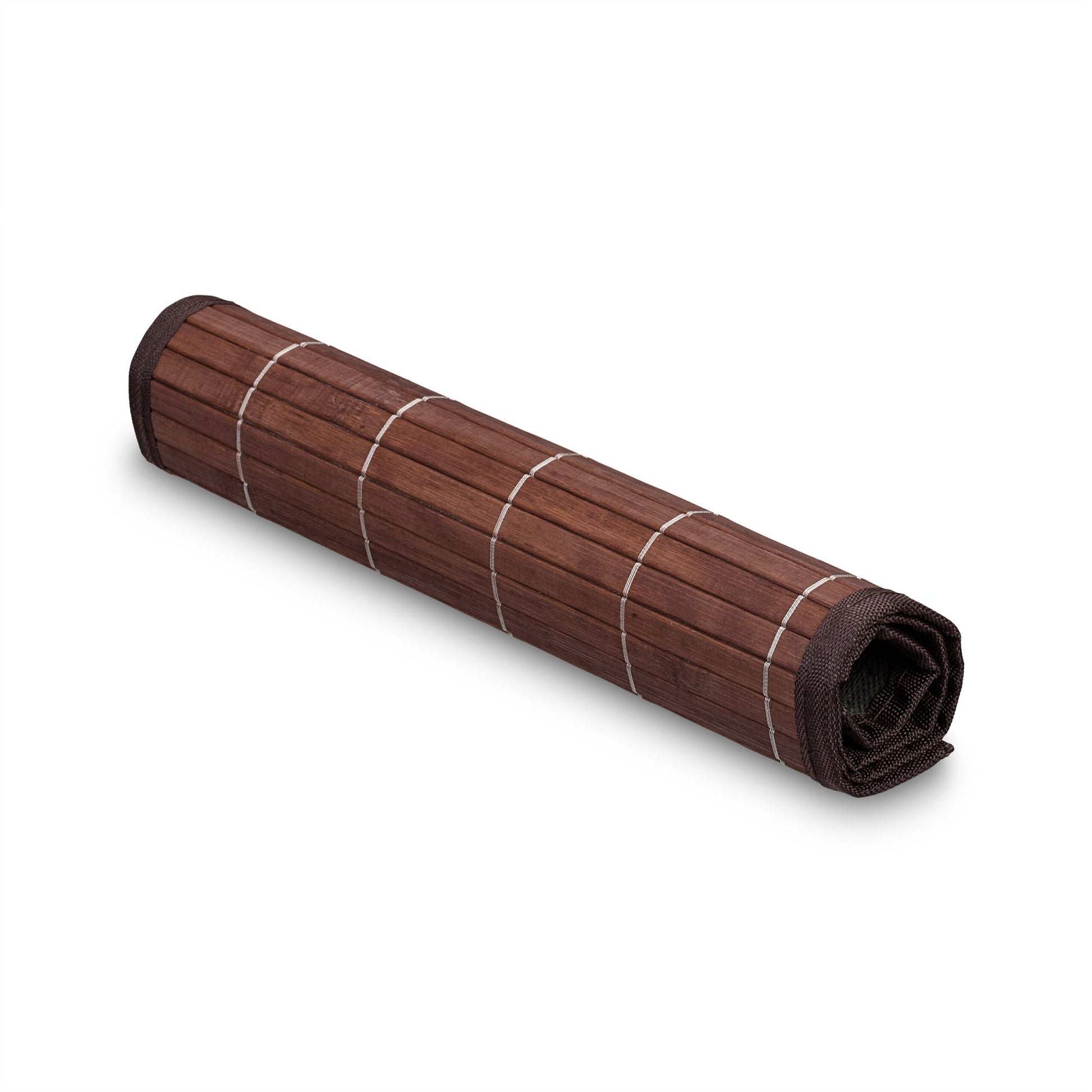 Tischset 4er-Set Bambus Braun-Schwarz von Relaxdays