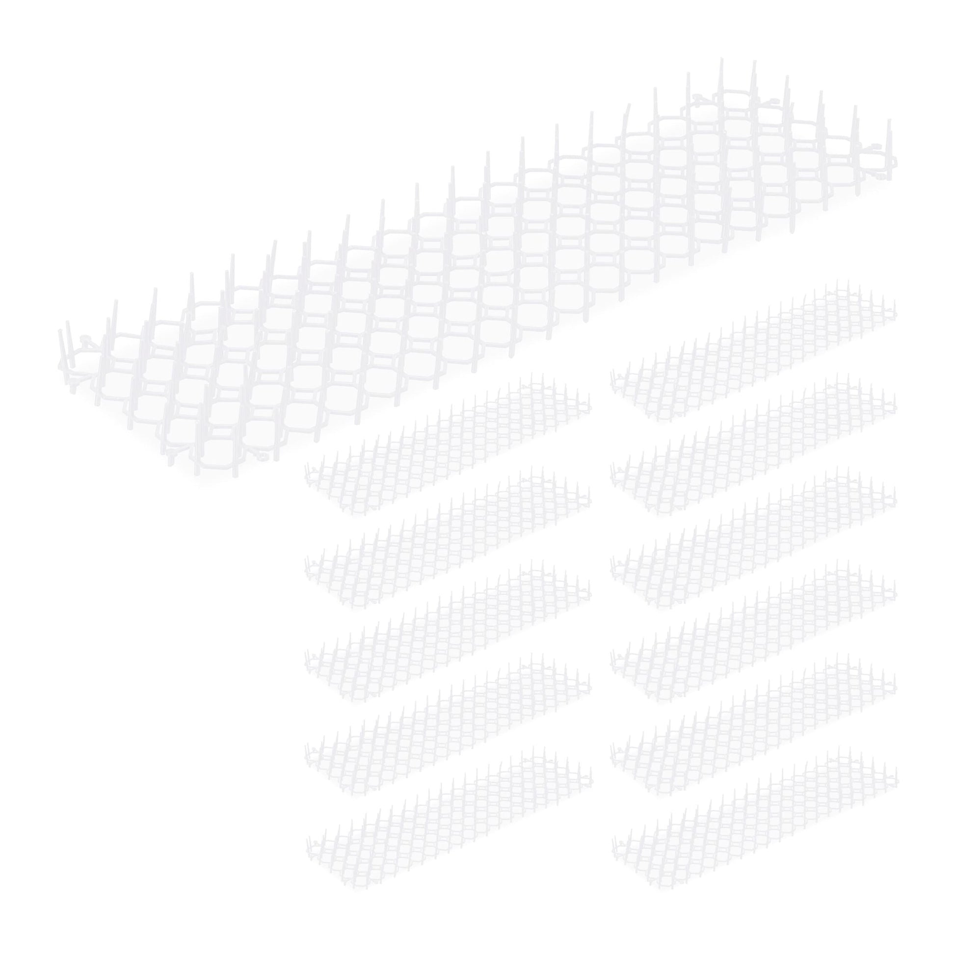 Dornengitter 12er-Set Weiss von Relaxdays