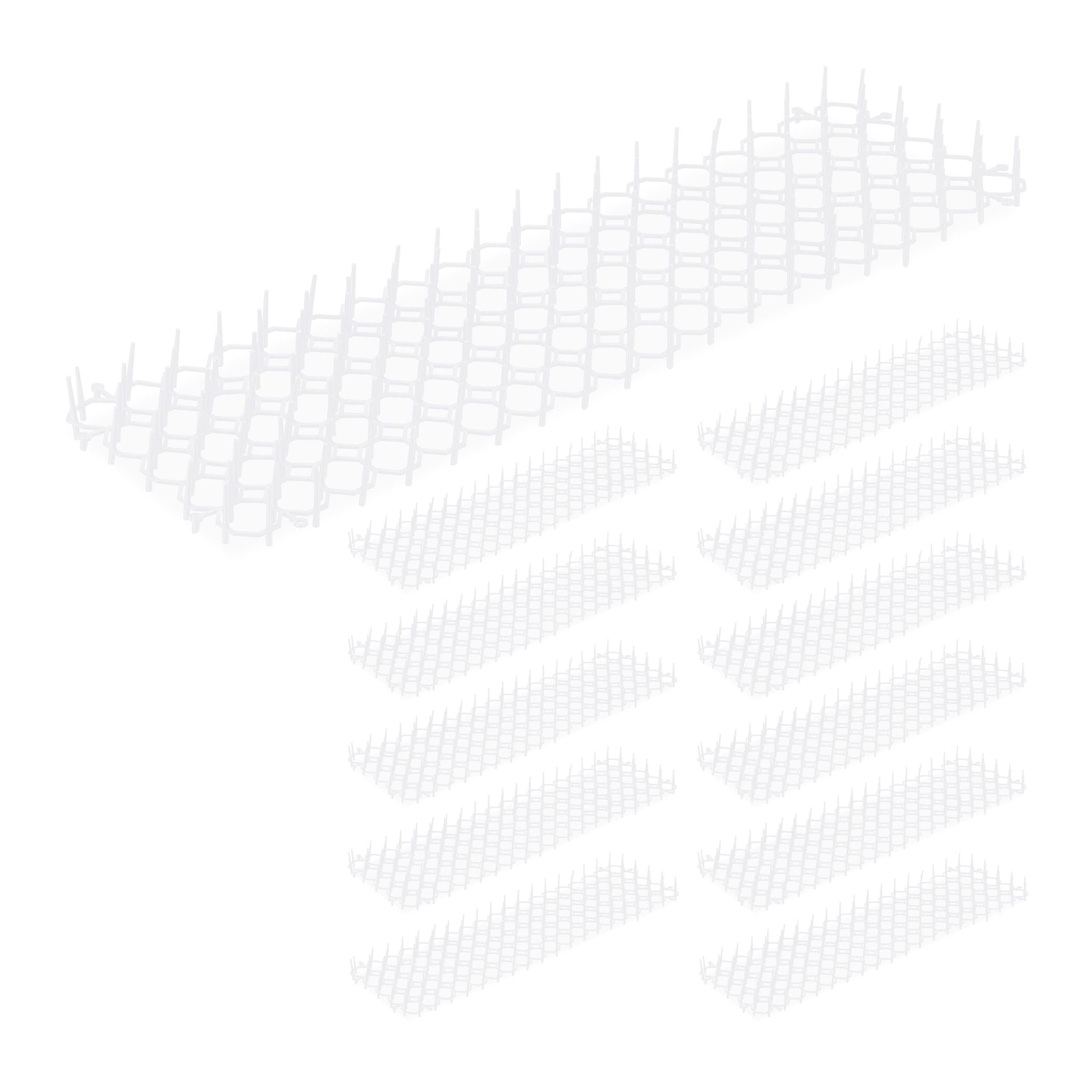 Dornengitter 12er-Set Weiss von Relaxdays