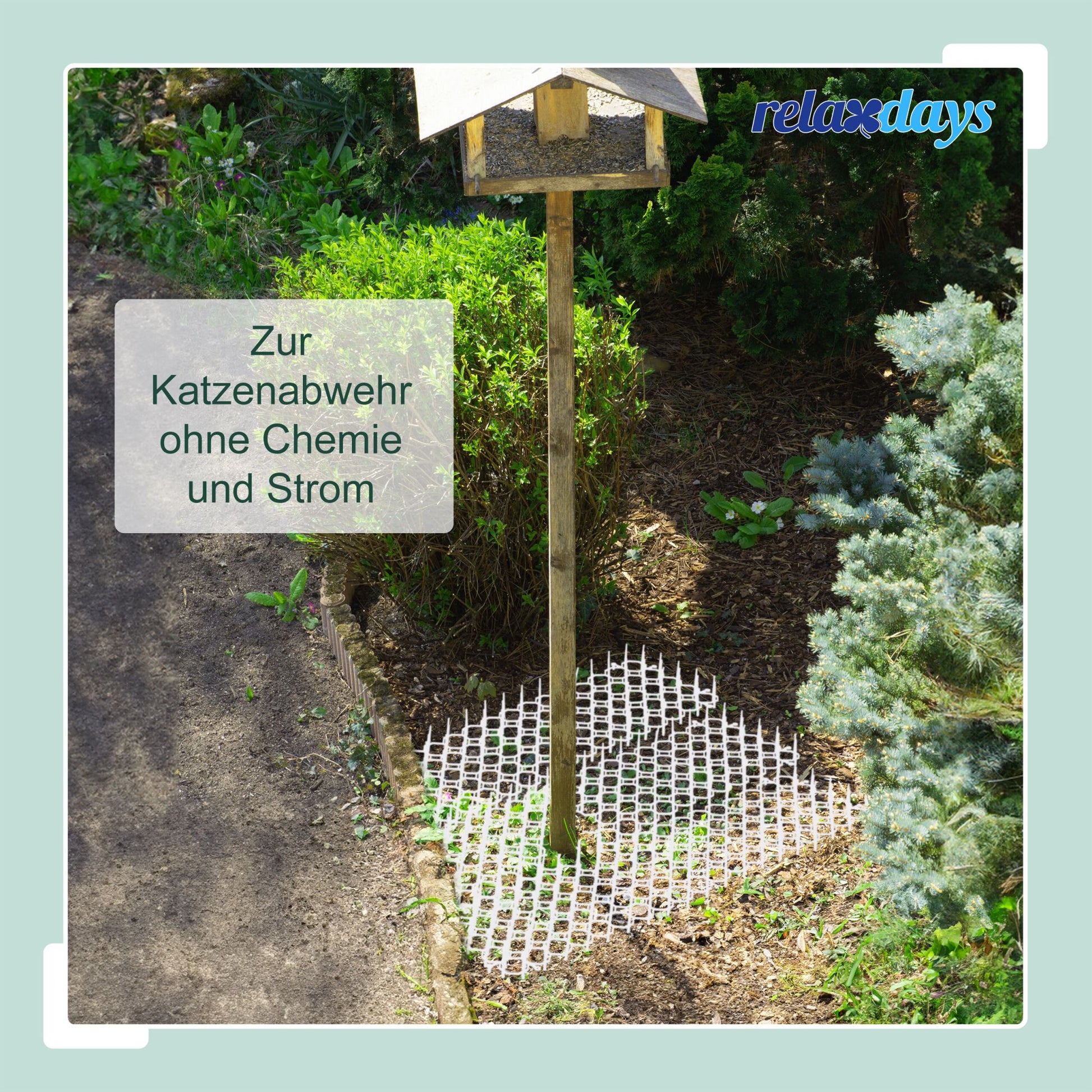 Dornengitter 12er-Set Weiss von Relaxdays