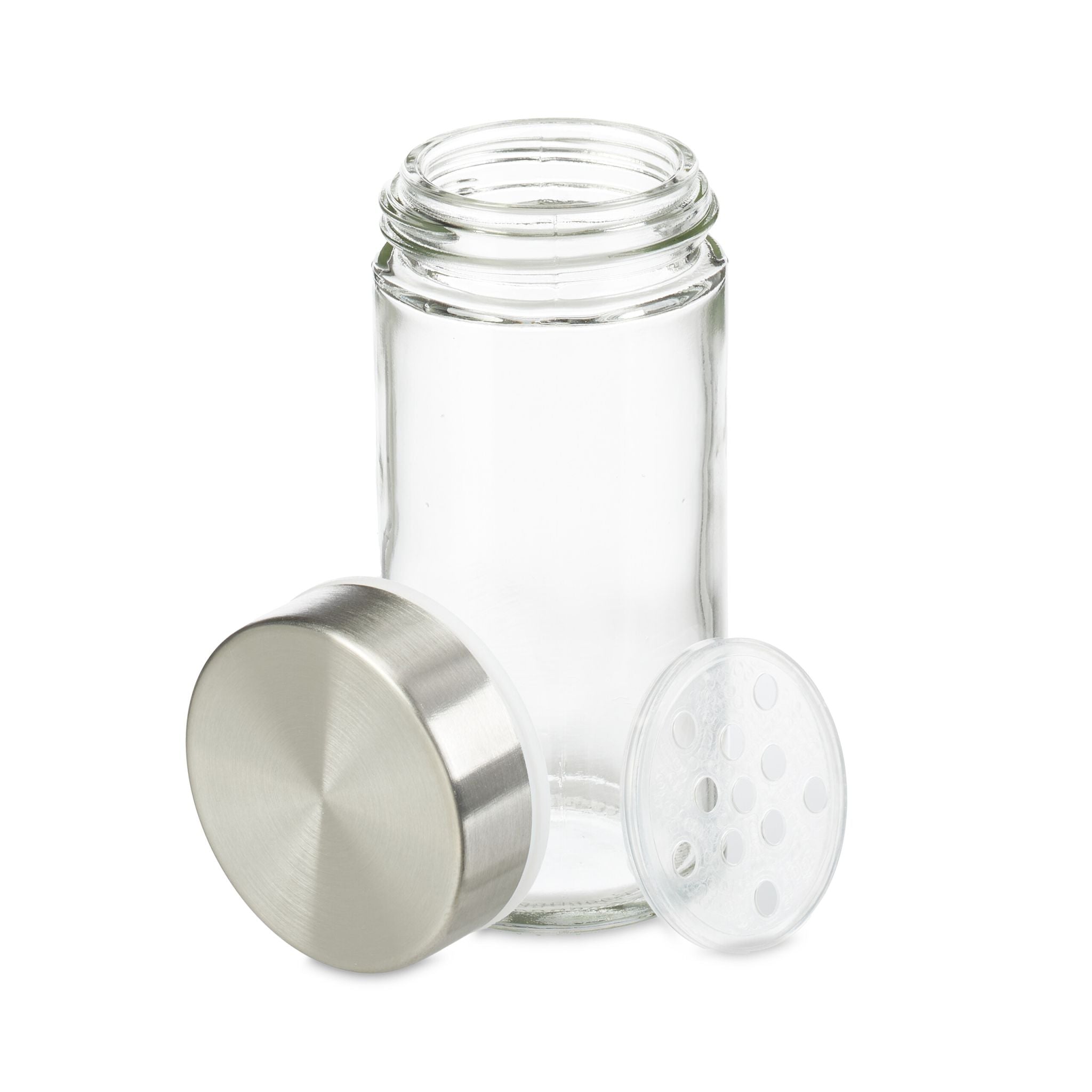 Gewürzkarussell mit 16 Gewürzgläsern Hellbraun-Silber-Transparent von Relaxdays