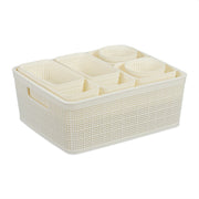 Schubladen Organizer 10er-Set Weiss von Relaxdays