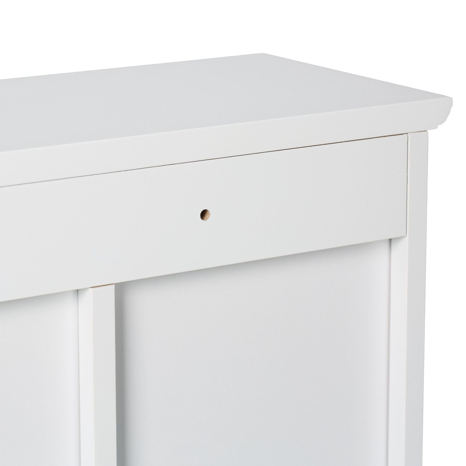 Spiegelschrank weiss 5 Fächer Weiss-Schwarz von Relaxdays