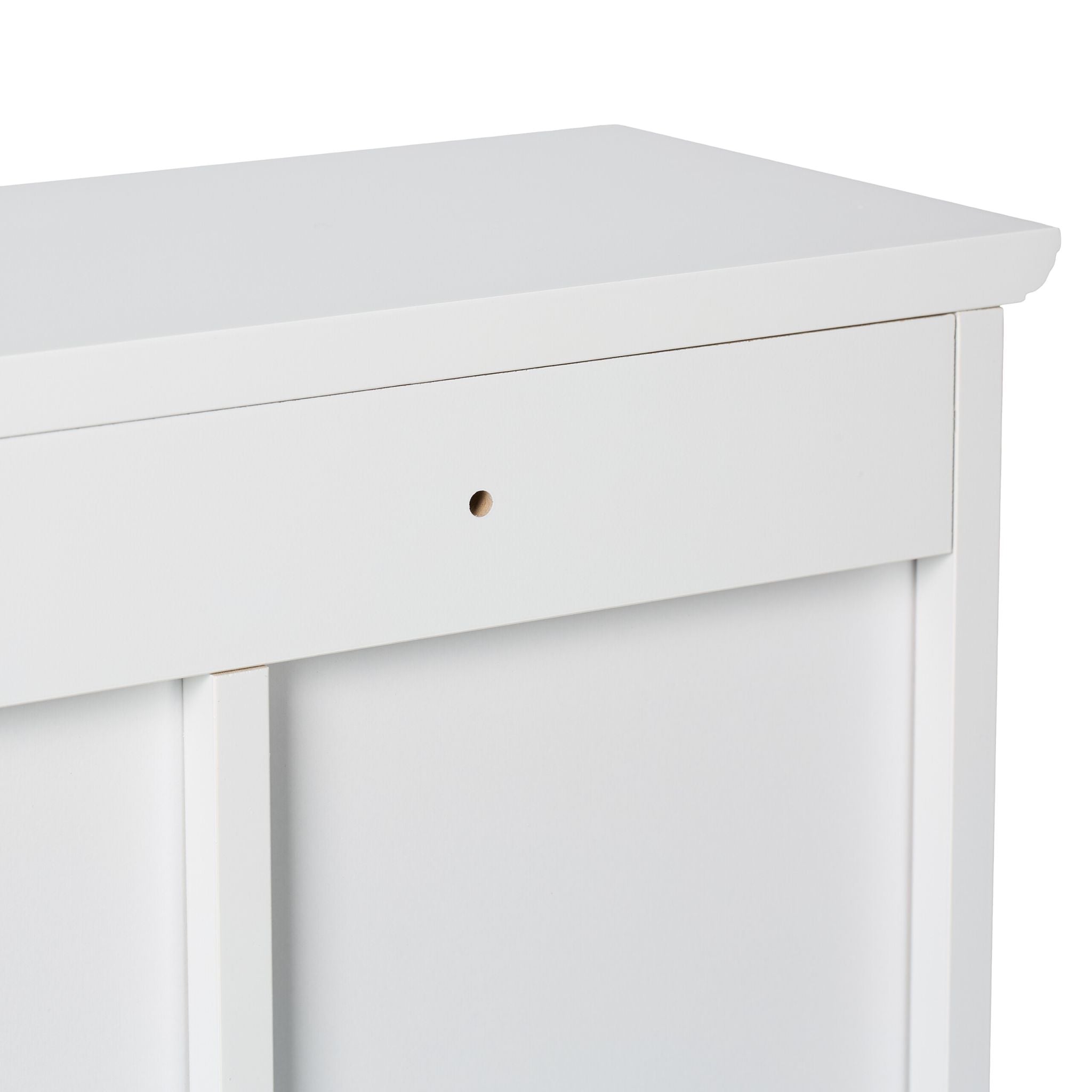 Spiegelschrank weiss 5 Fächer Weiss-Schwarz von Relaxdays