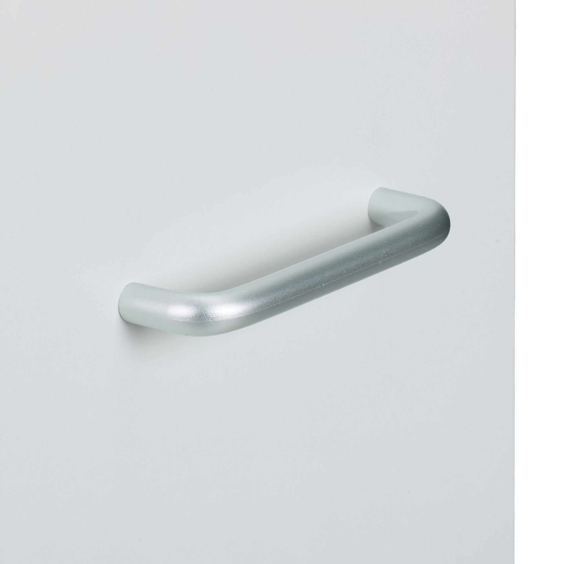 Rollbarer Nischenwagen Weiss-Silber von Relaxdays