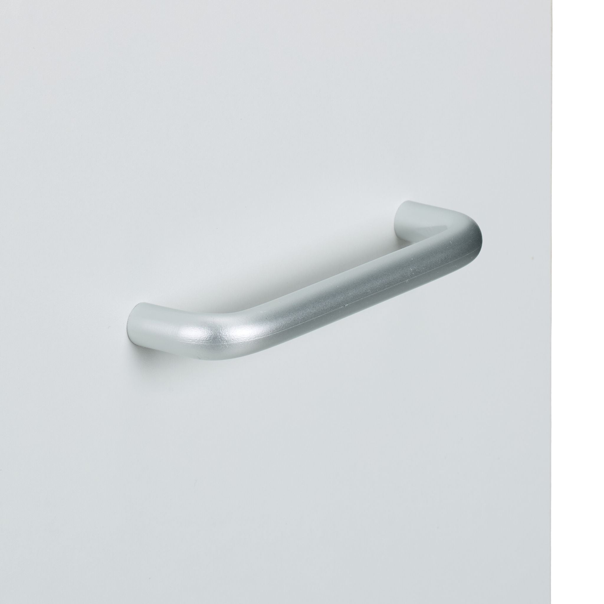 Rollbarer Nischenwagen Weiss-Silber von Relaxdays