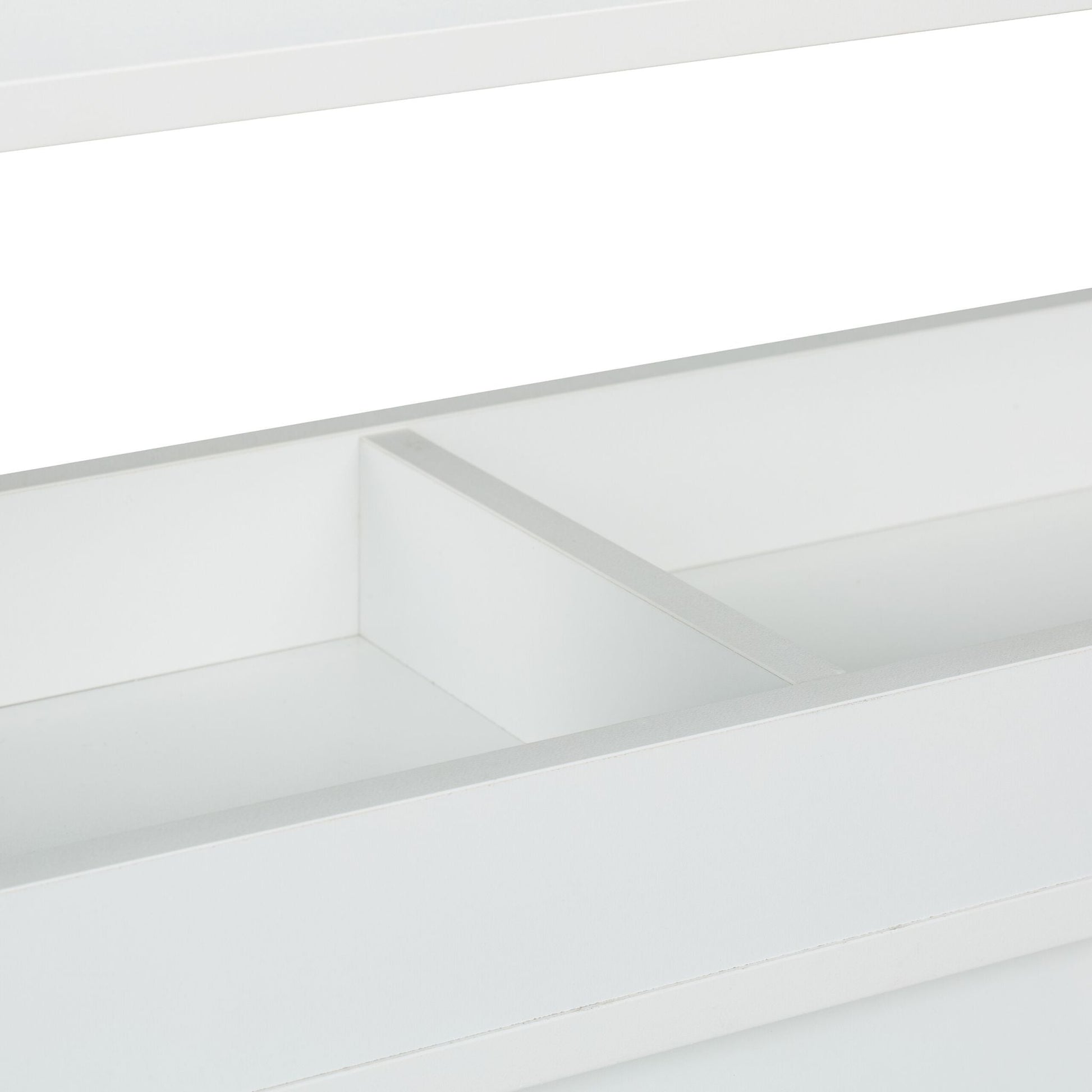Nischenschrank mit offenen Ablagen Weiss von Relaxdays