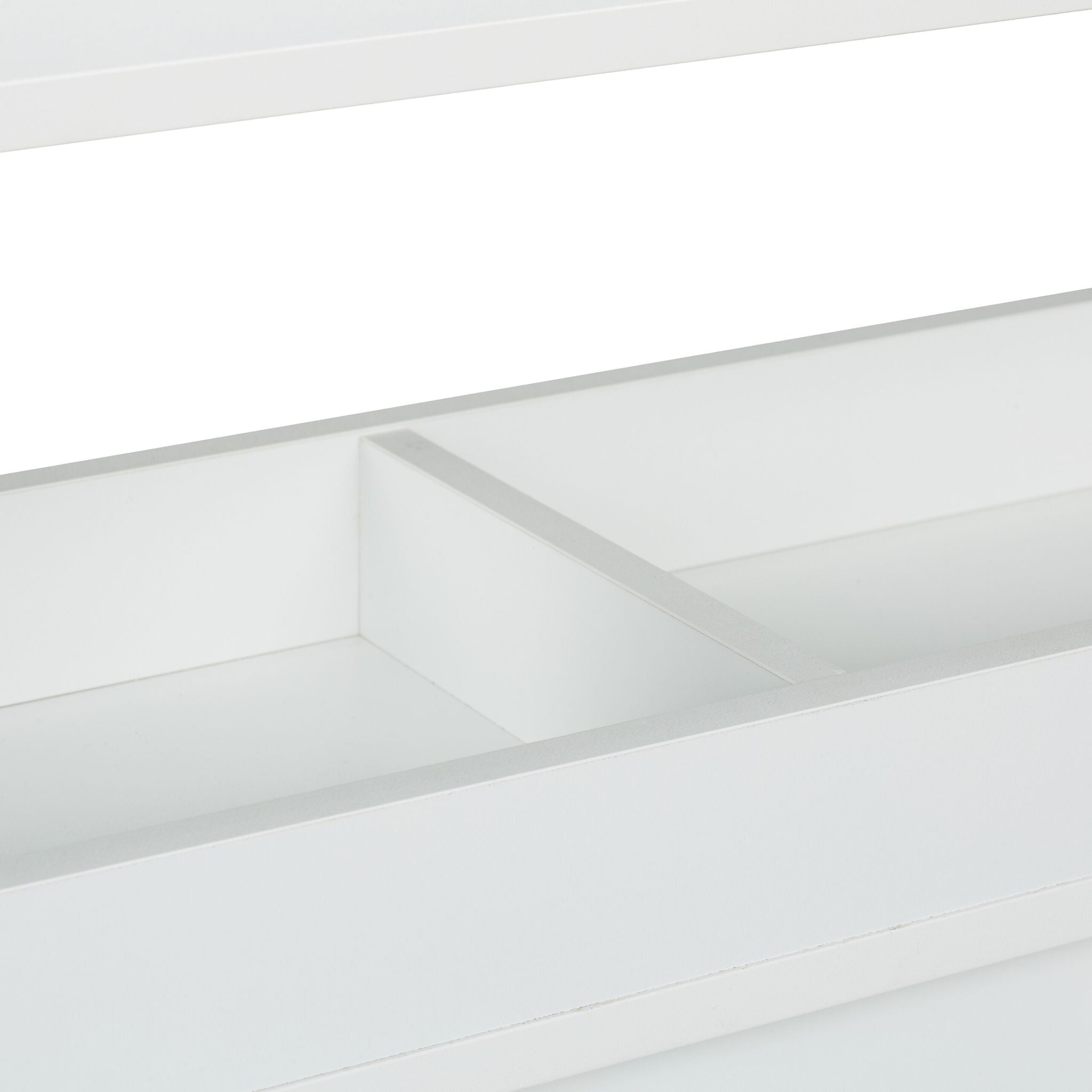Nischenschrank mit offenen Ablagen Weiss von Relaxdays