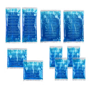 Kühlpads 10er-Set Blau von Relaxdays