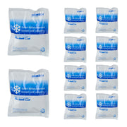 Kühlpack zum Knicken 10er-Set Weiss-Blau von Relaxdays