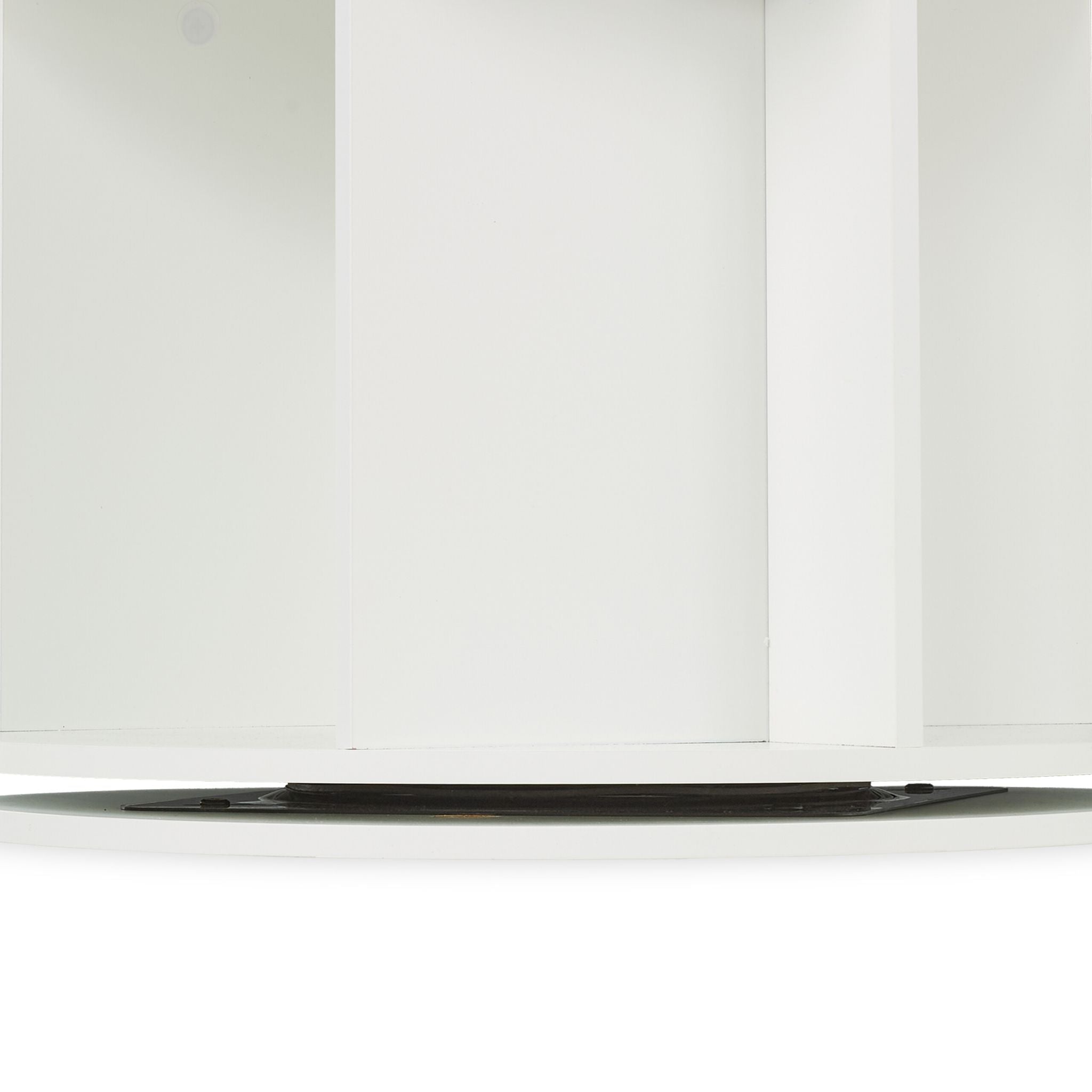 Drehbares Bücherregal rund Weiss