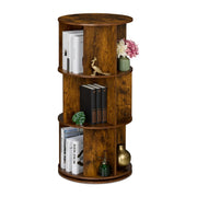 Drehbares Bücherregal Braun von Relaxdays