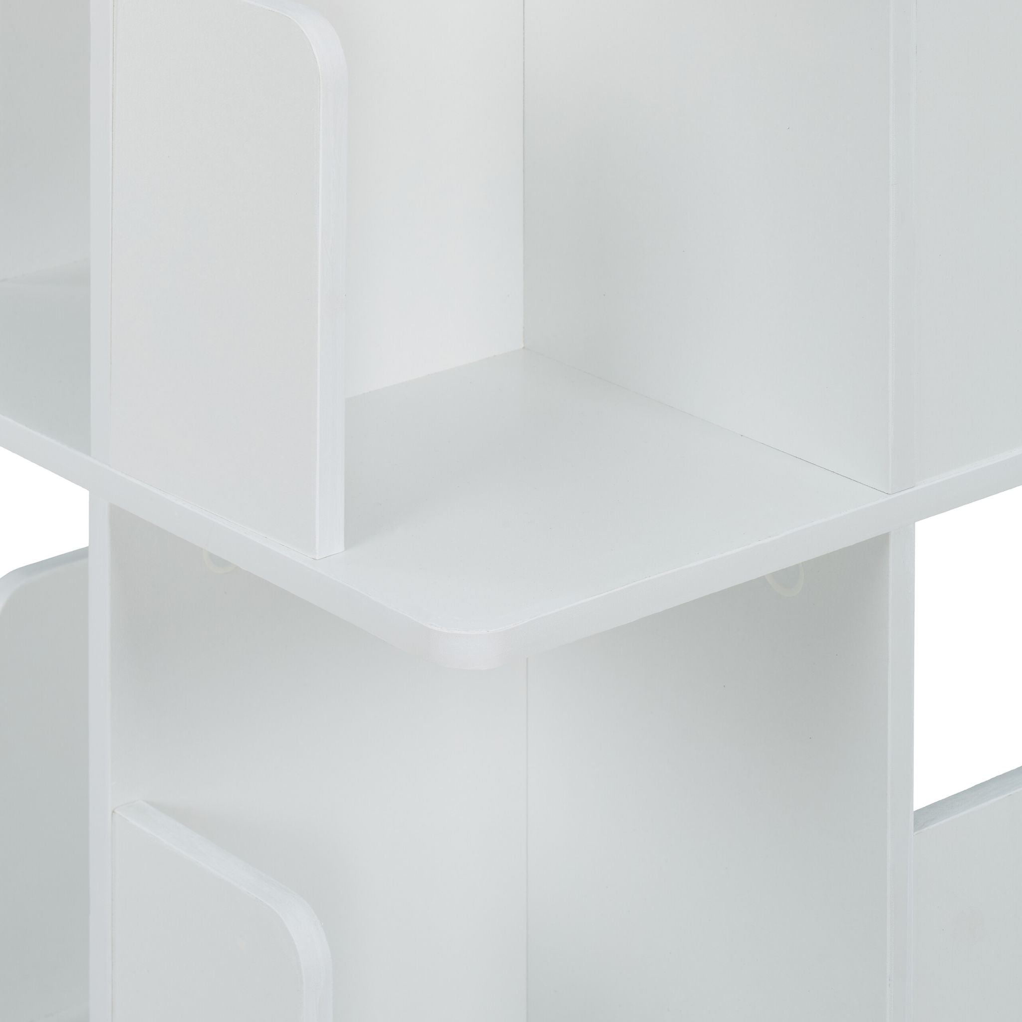 Bücherregal drehbar Weiss von Relaxdays