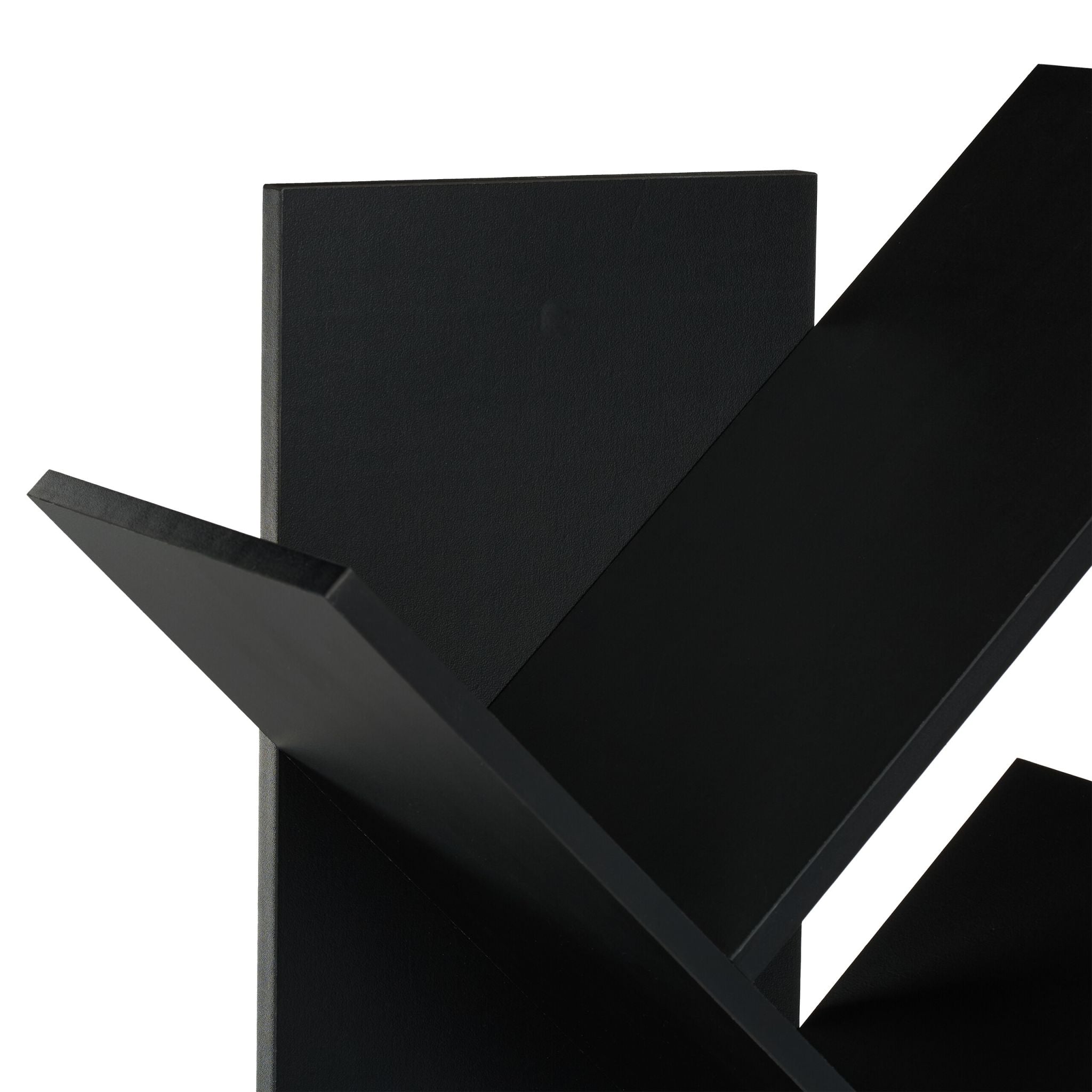 Bücherregal 9 Ebenen Schwarz von Relaxdays