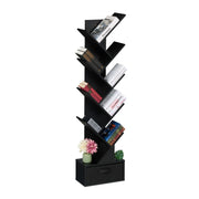 Bücherregal in Baumform Schwarz