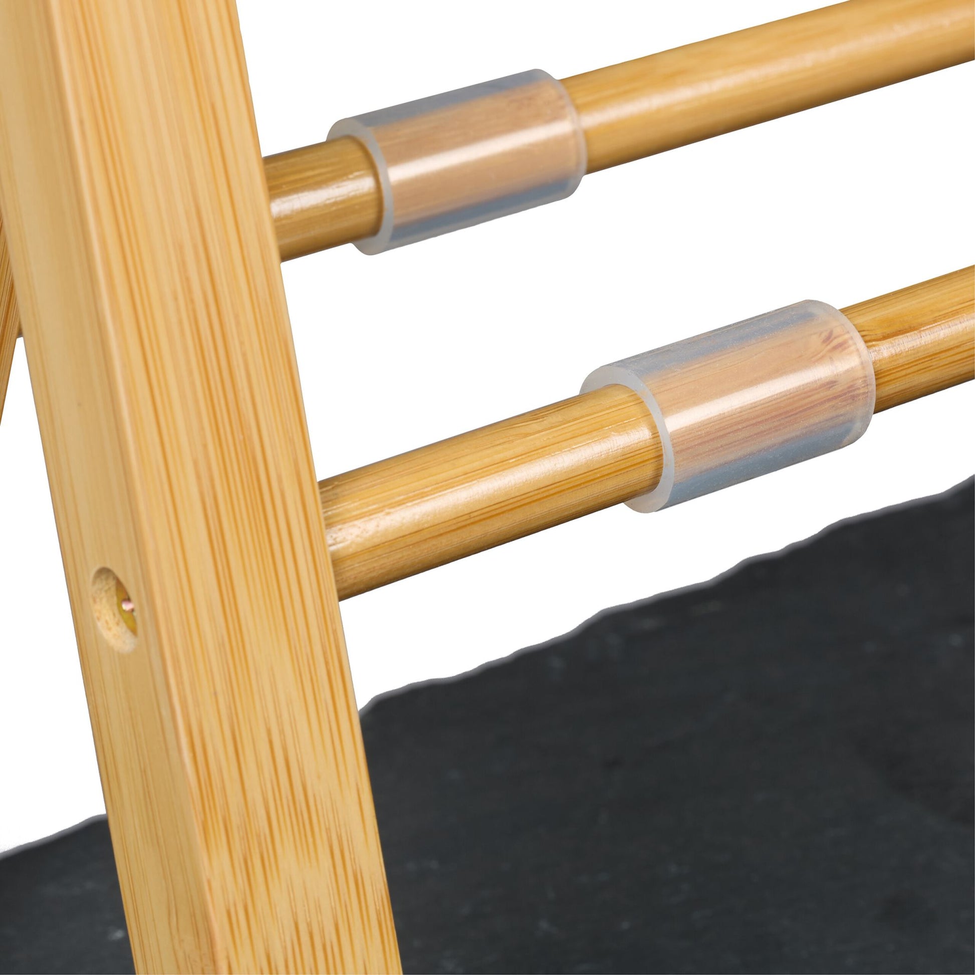 2-stöckige Etagere mit Schieferplatten Anthrazit-Hellbraun von Relaxdays