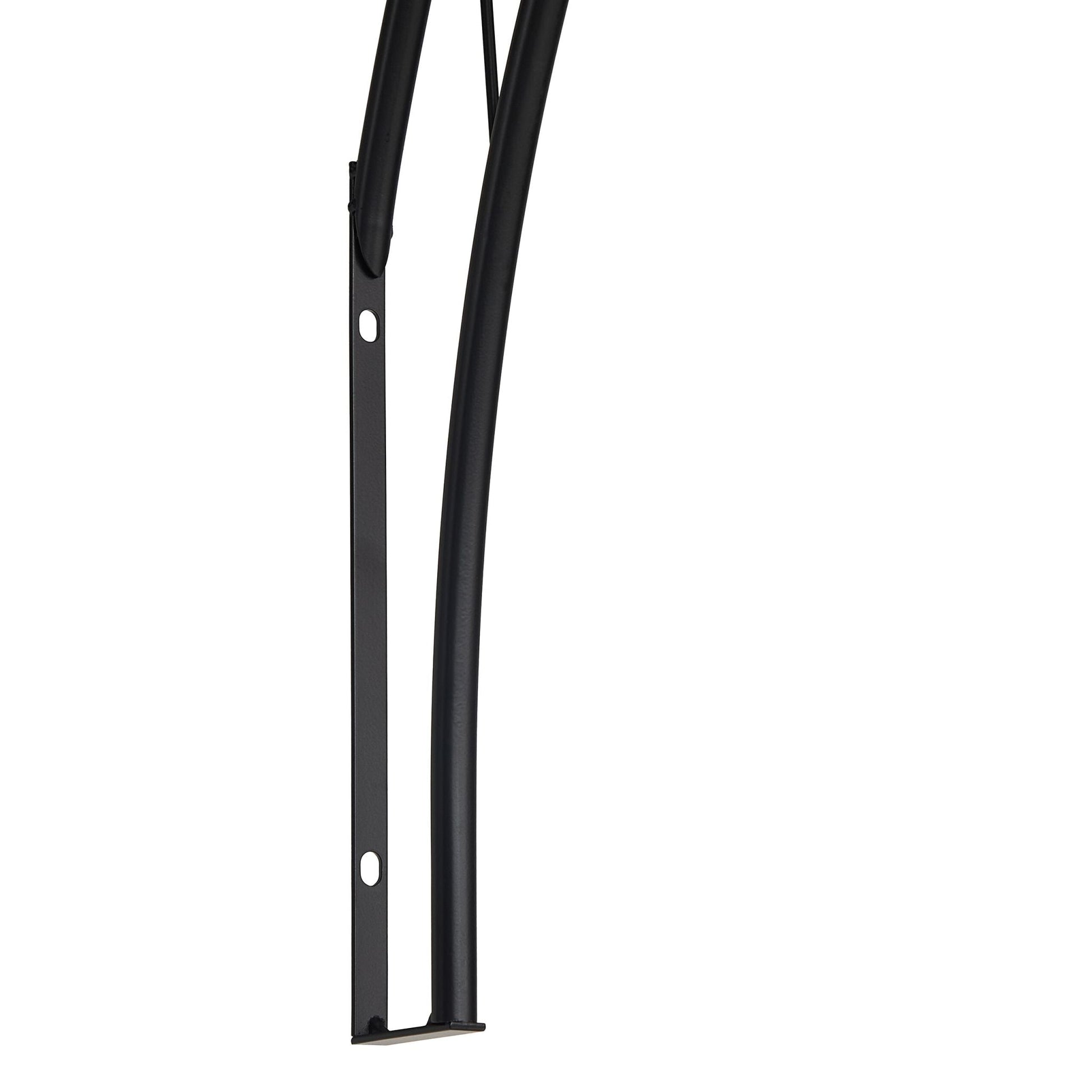 Rosenbogen Halbbogen Metall Schwarz von Relaxdays