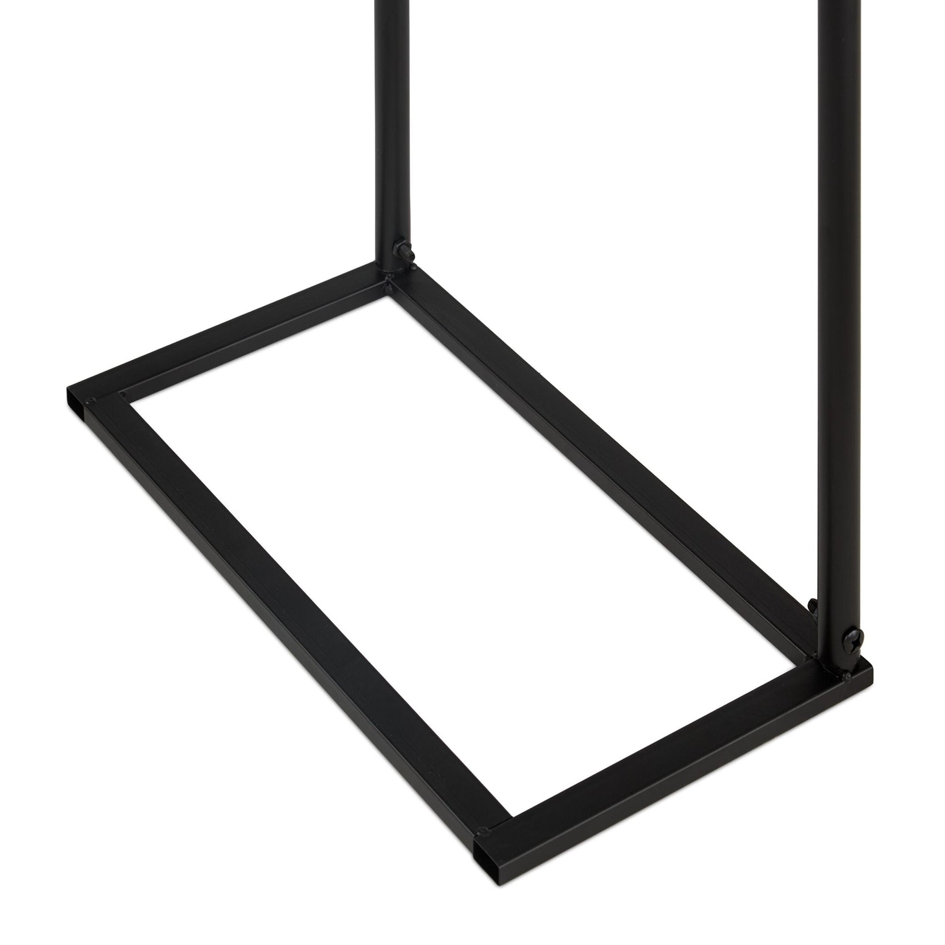 Rosenbogen Metall mit Ständer Schwarz von Relaxdays